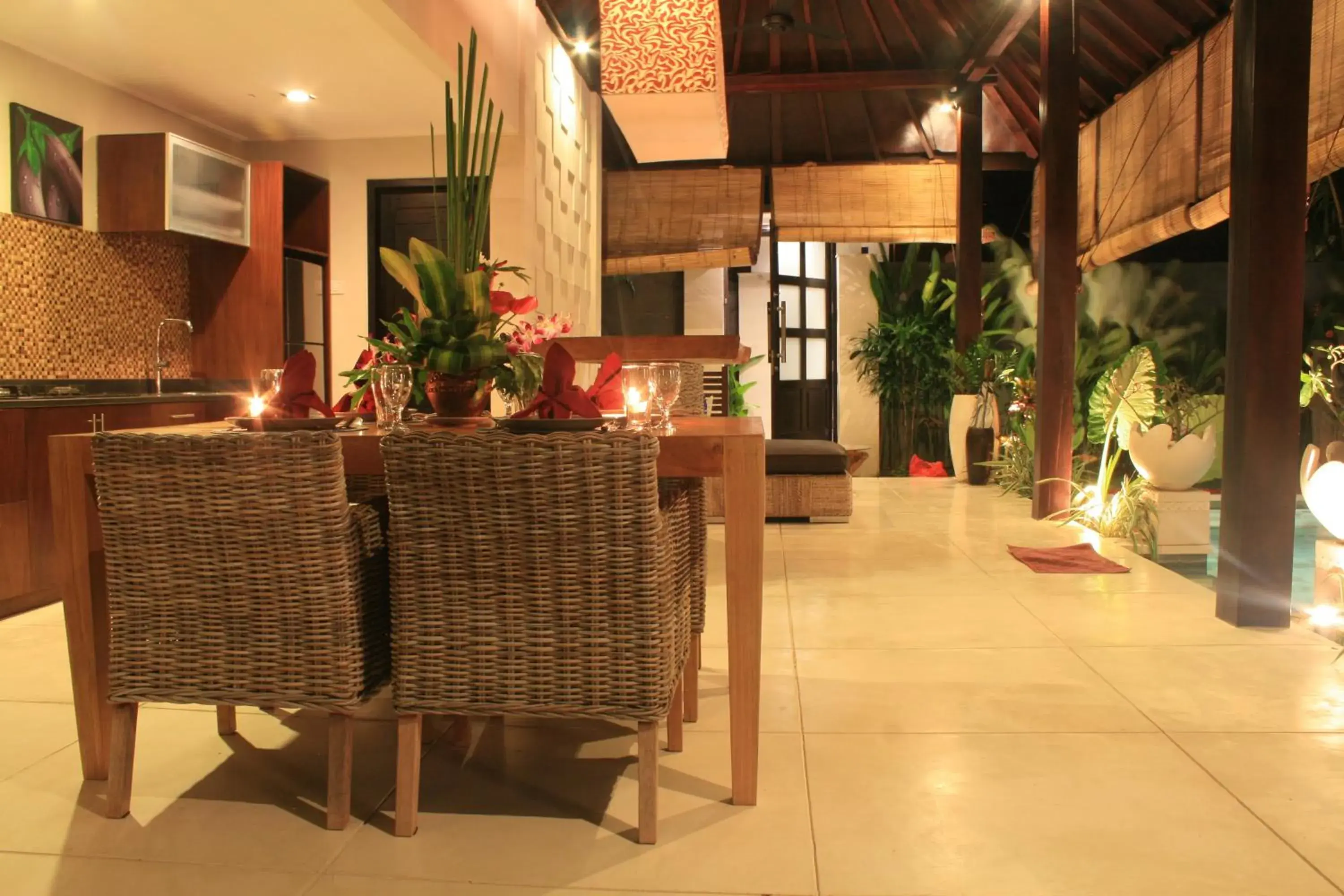 Dining area in Katala Suites and Villas