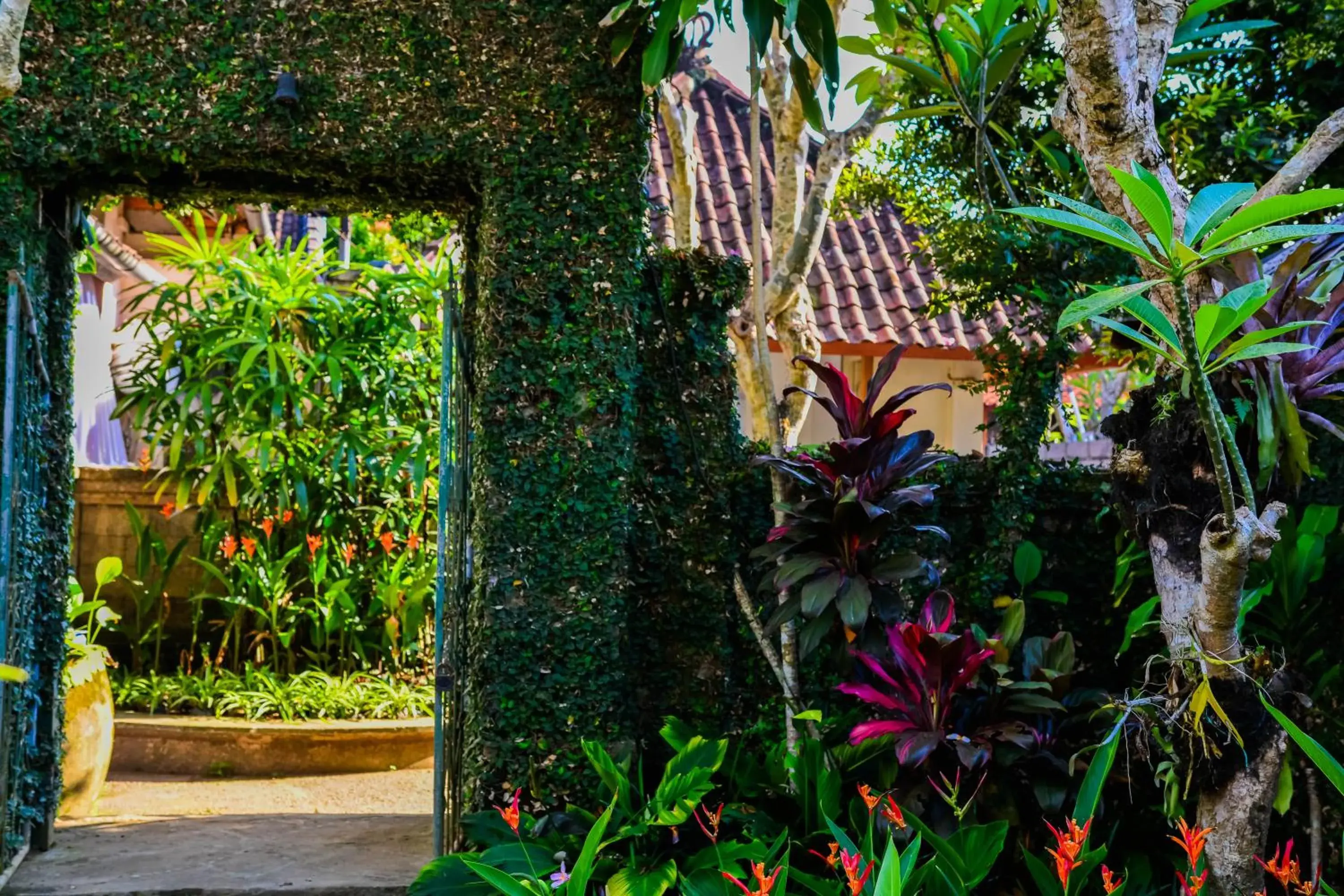 Facade/entrance, Garden in Griya Sriwedari