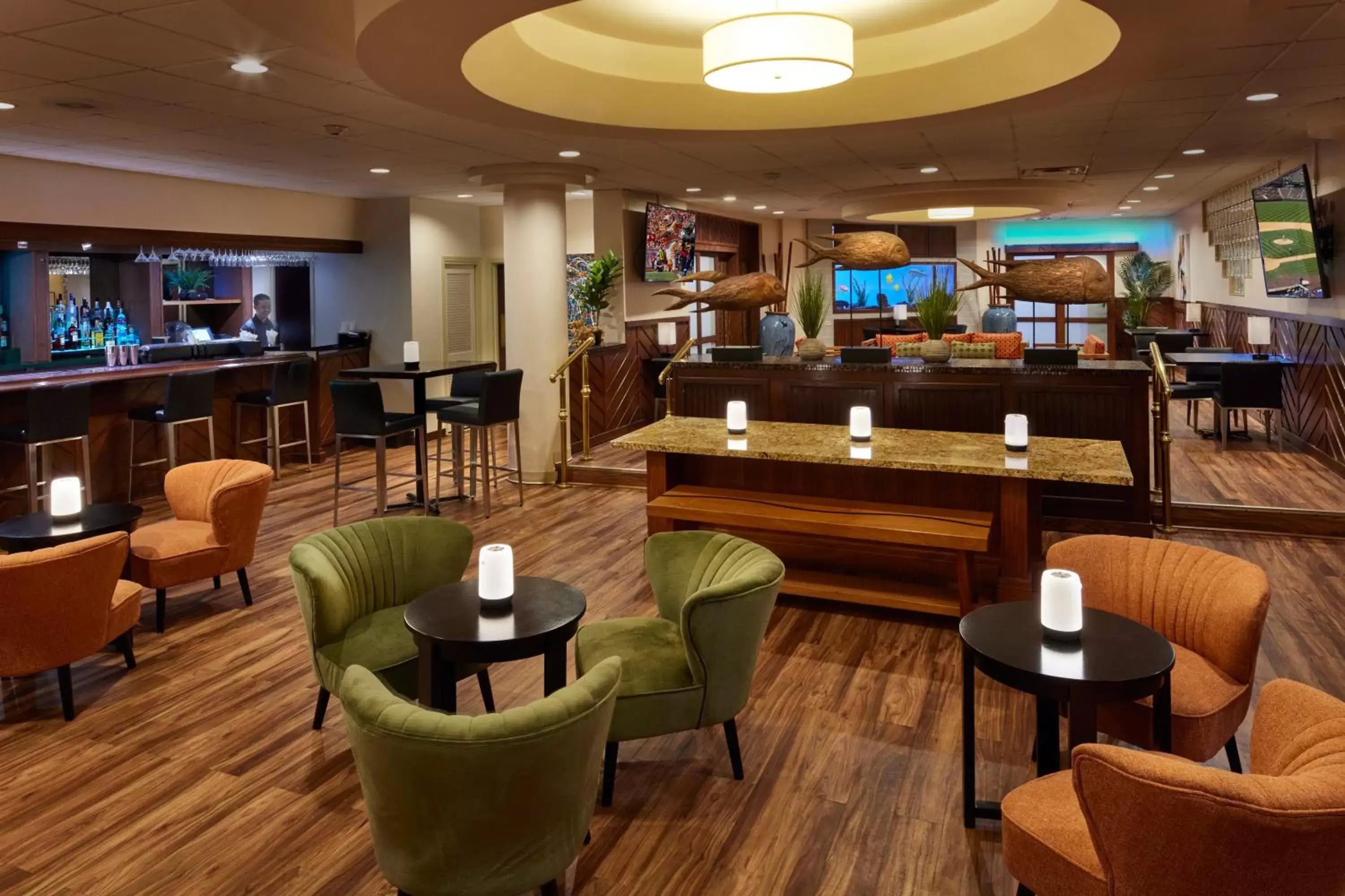 Restaurant/places to eat, Lounge/Bar in Airport Honolulu Hotel