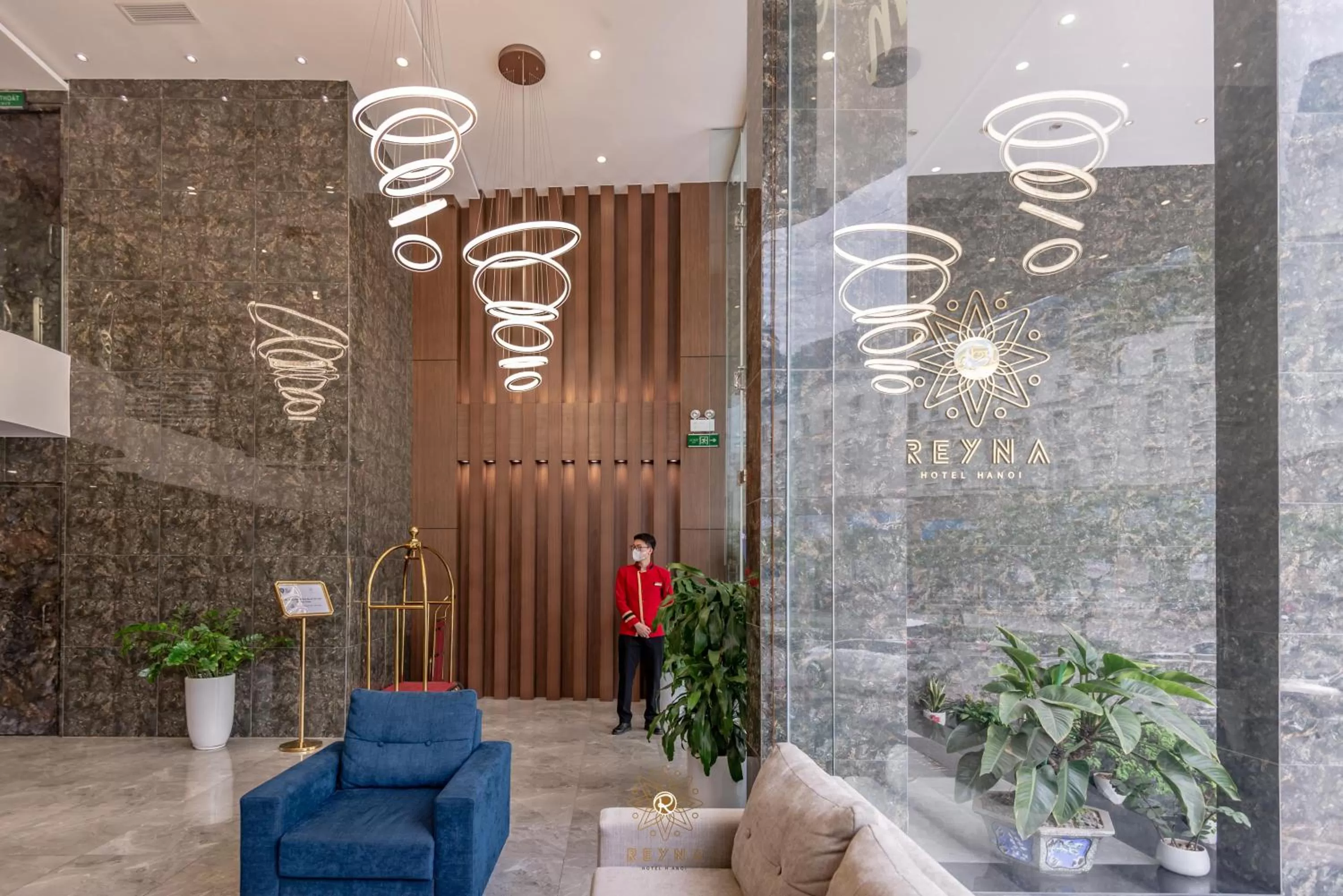 Facade/entrance in Reyna Hotel Hanoi & Spa