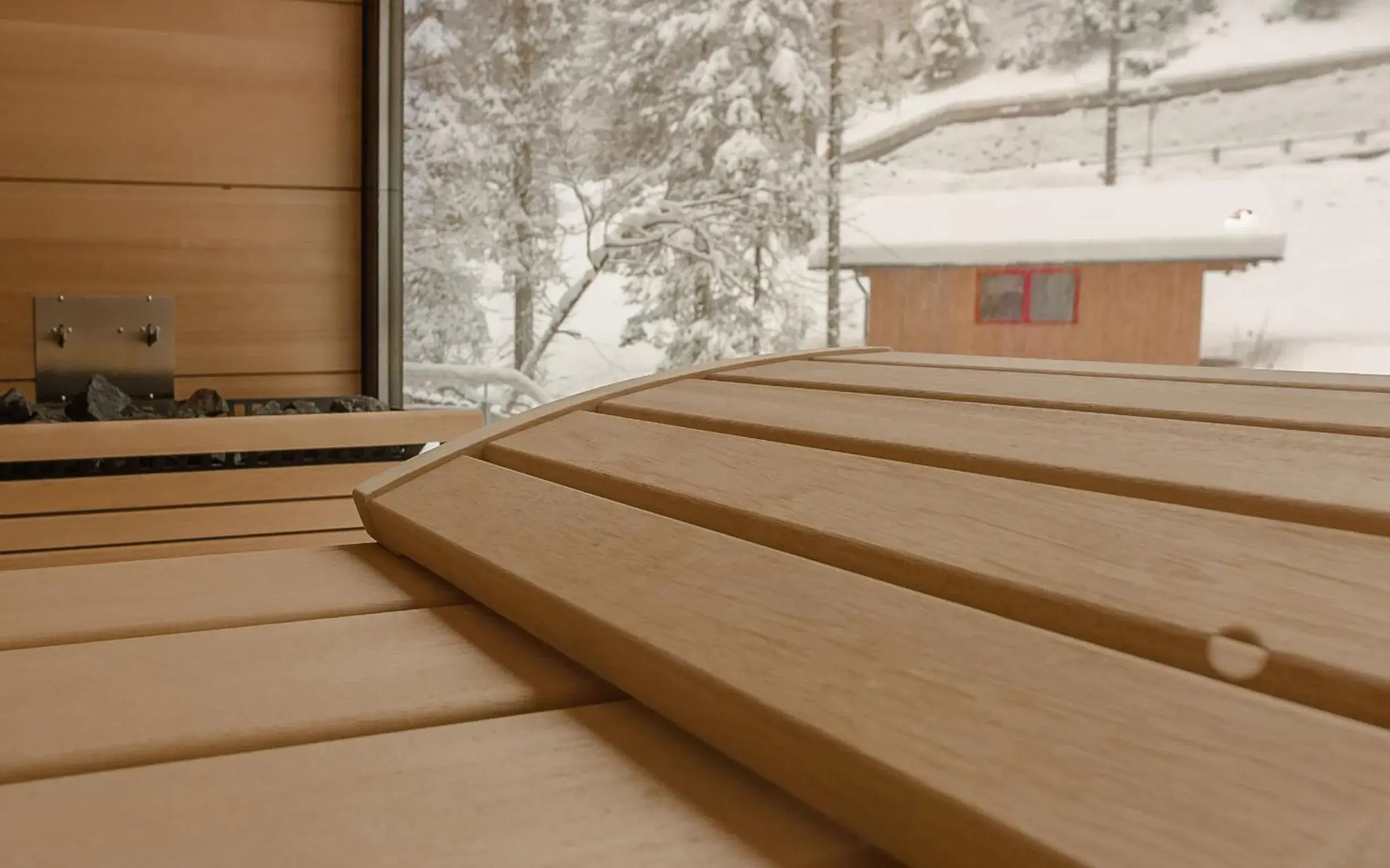 Sauna, Bed in Hotel Adler