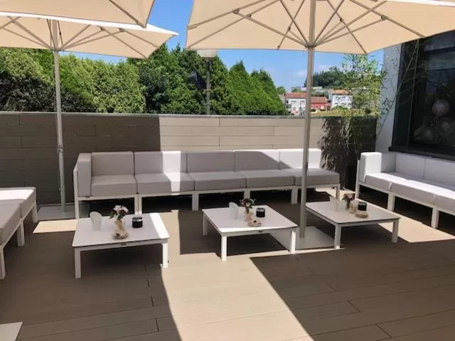 Balcony/Terrace in Hotel Santiago Apóstol