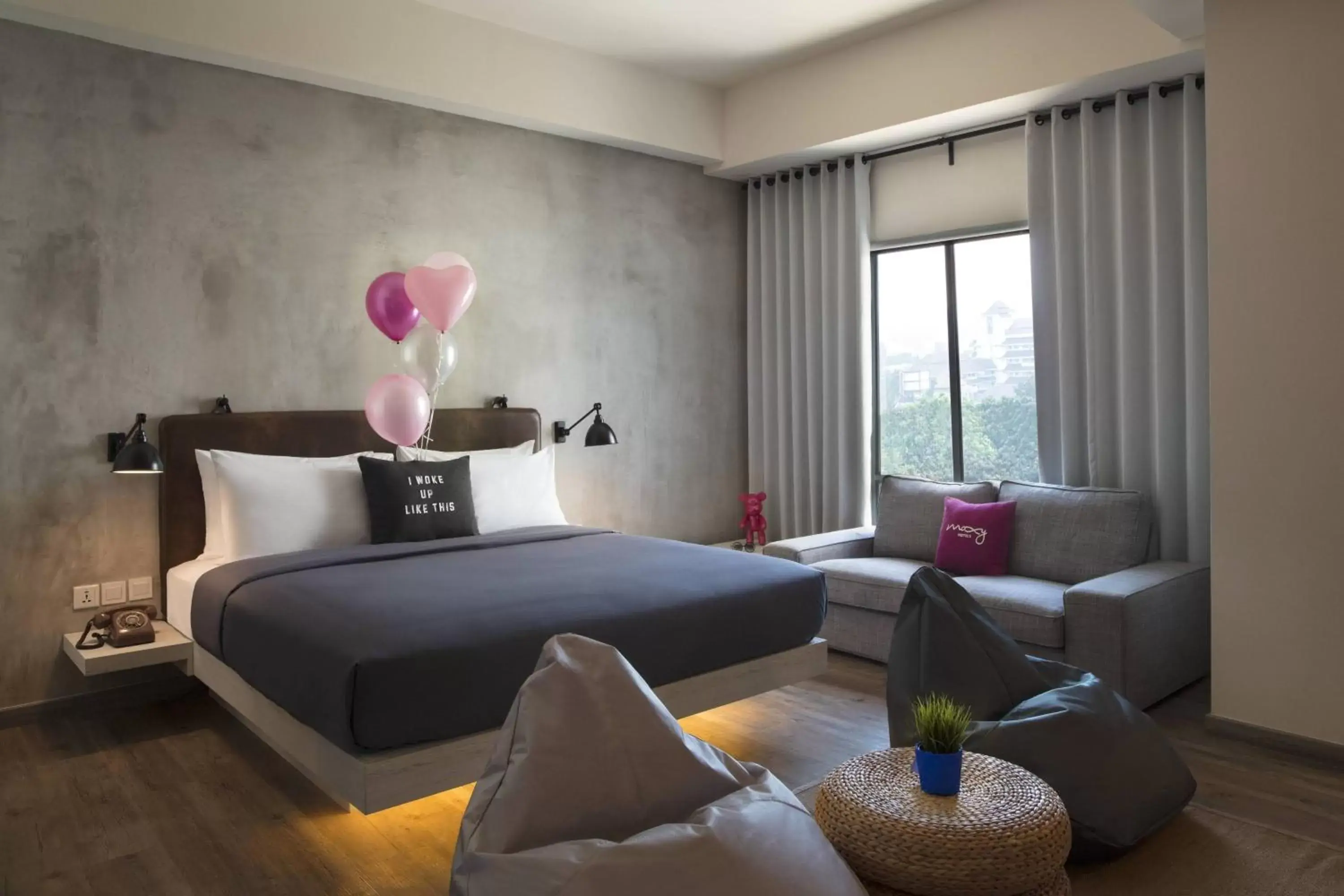 Bedroom, Bed in MOXY Bandung