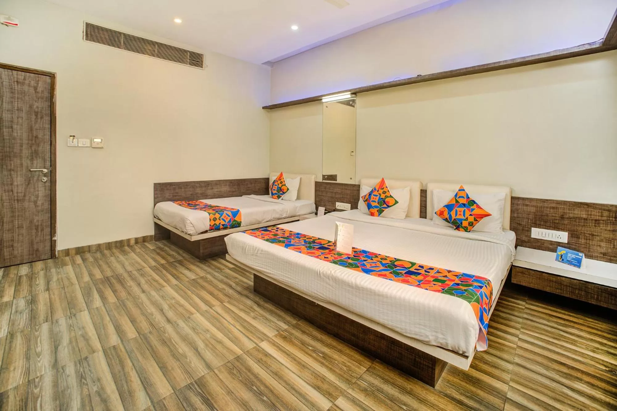 Bedroom, Bed in FabHotel Bee Town