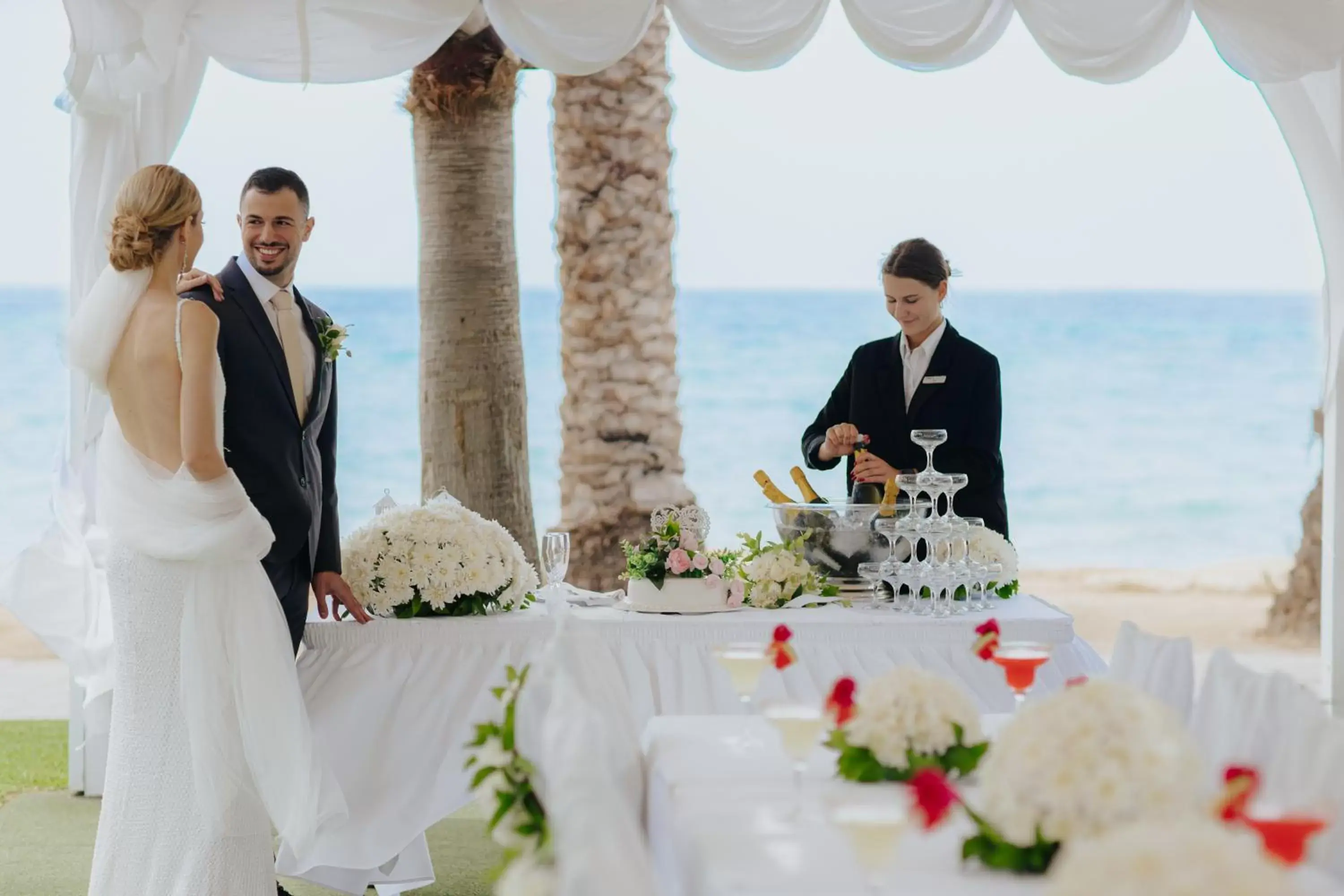 wedding in Louis Phaethon Beach