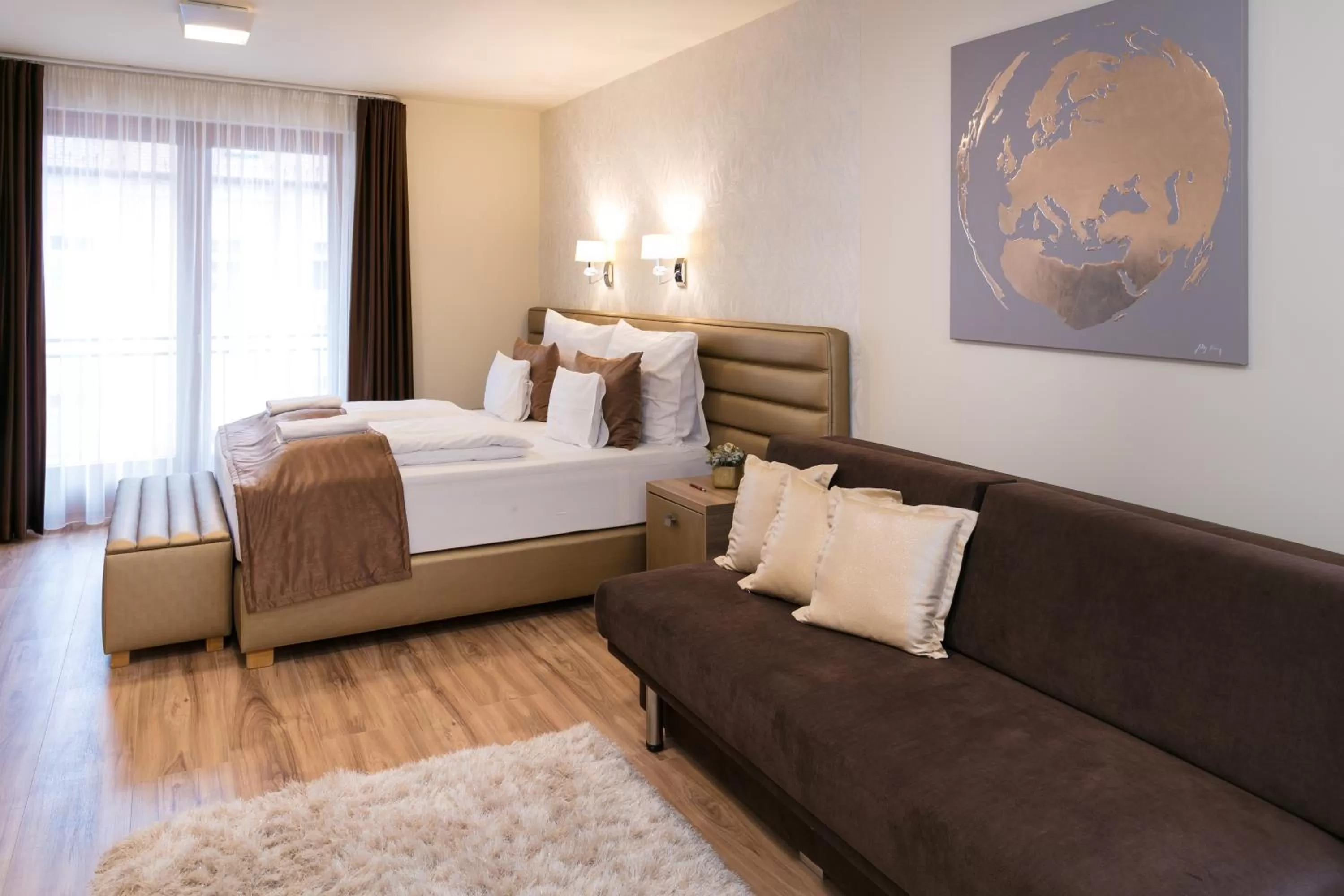 Bed in Főtér Rezidencia 2