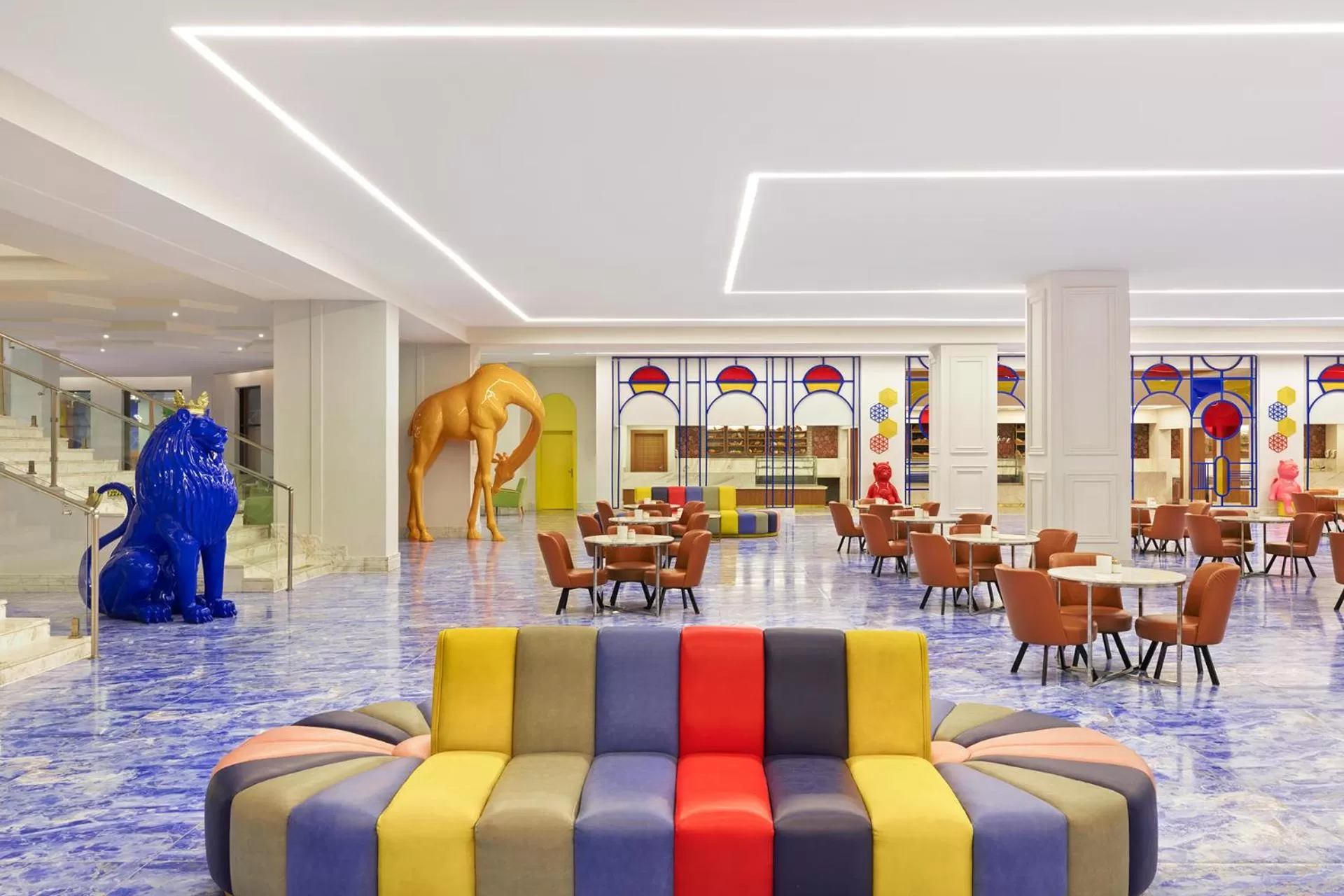 Lounge or bar in Neverland City Hurghada - Pickalbatros