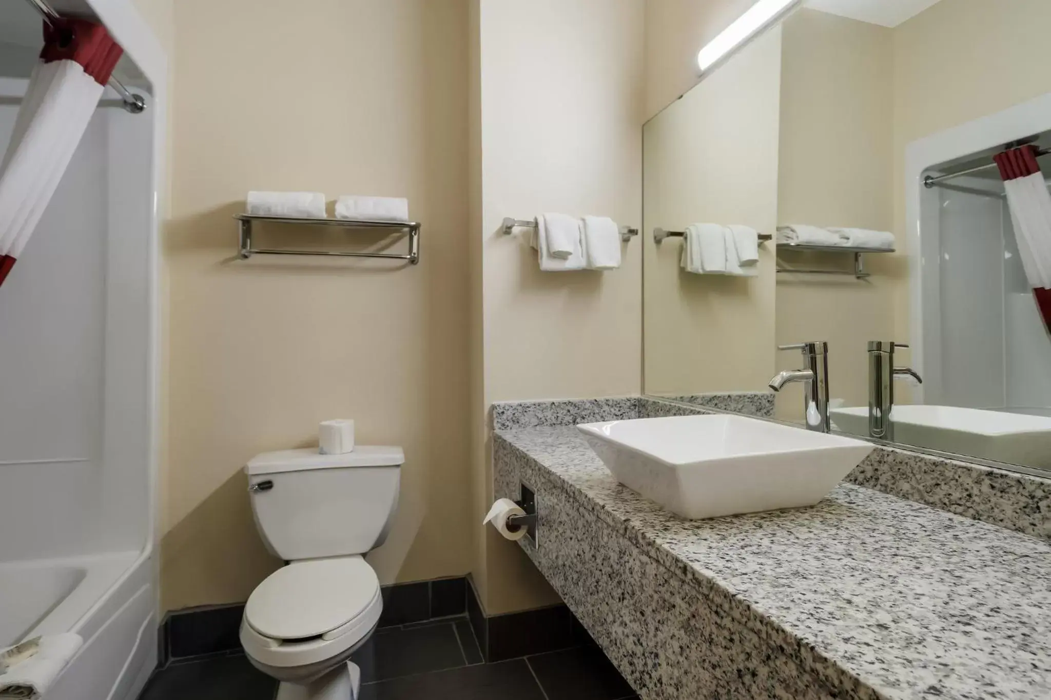 Photo of the whole room, Bathroom in Red Roof Inn South Bend - Mishawaka