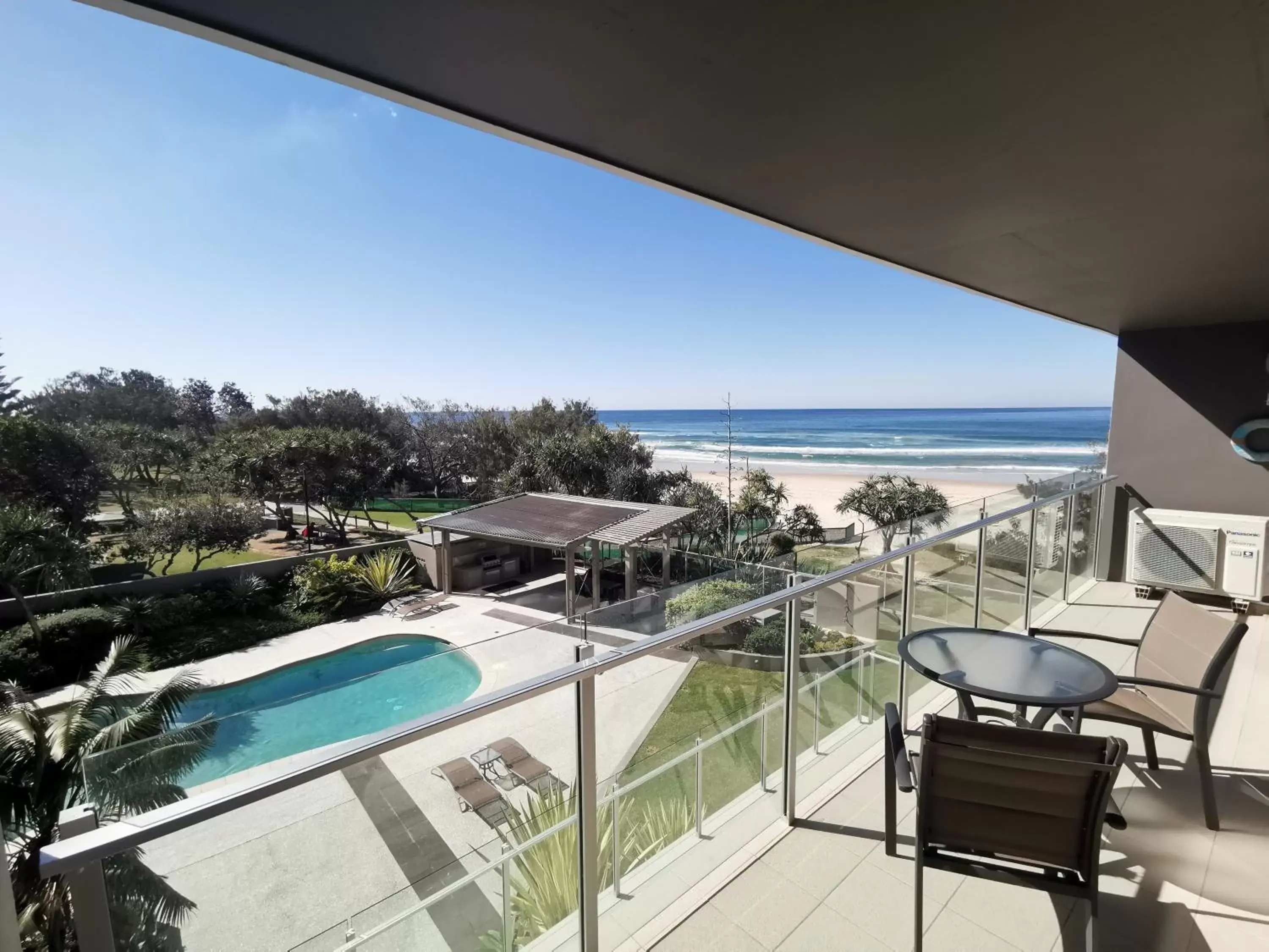 Pool View in One The Esplanade Apartments on Surfers Paradise