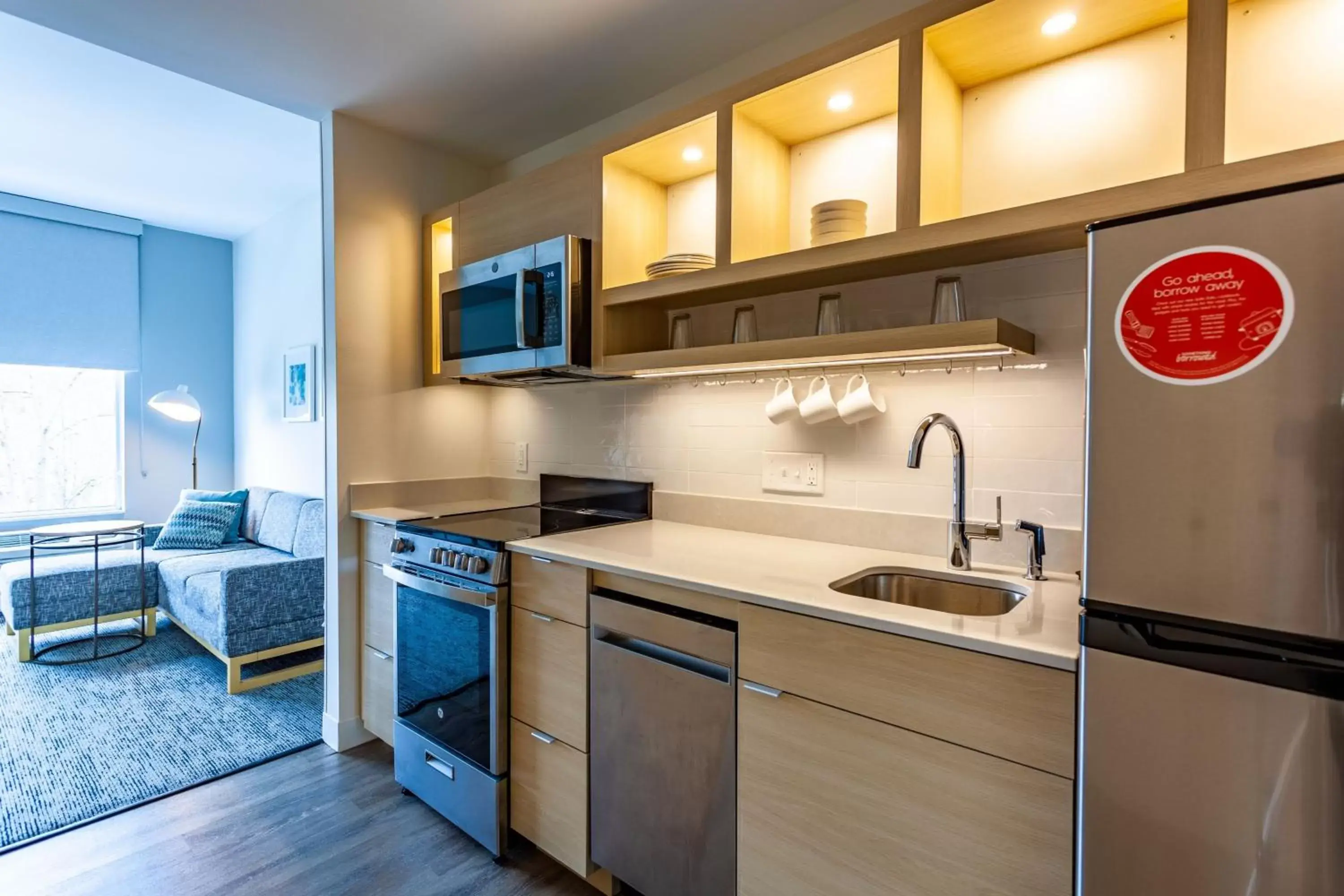 Kitchen or kitchenette, Kitchen/Kitchenette in TownePlace Suites by Marriott Raleigh - University Area