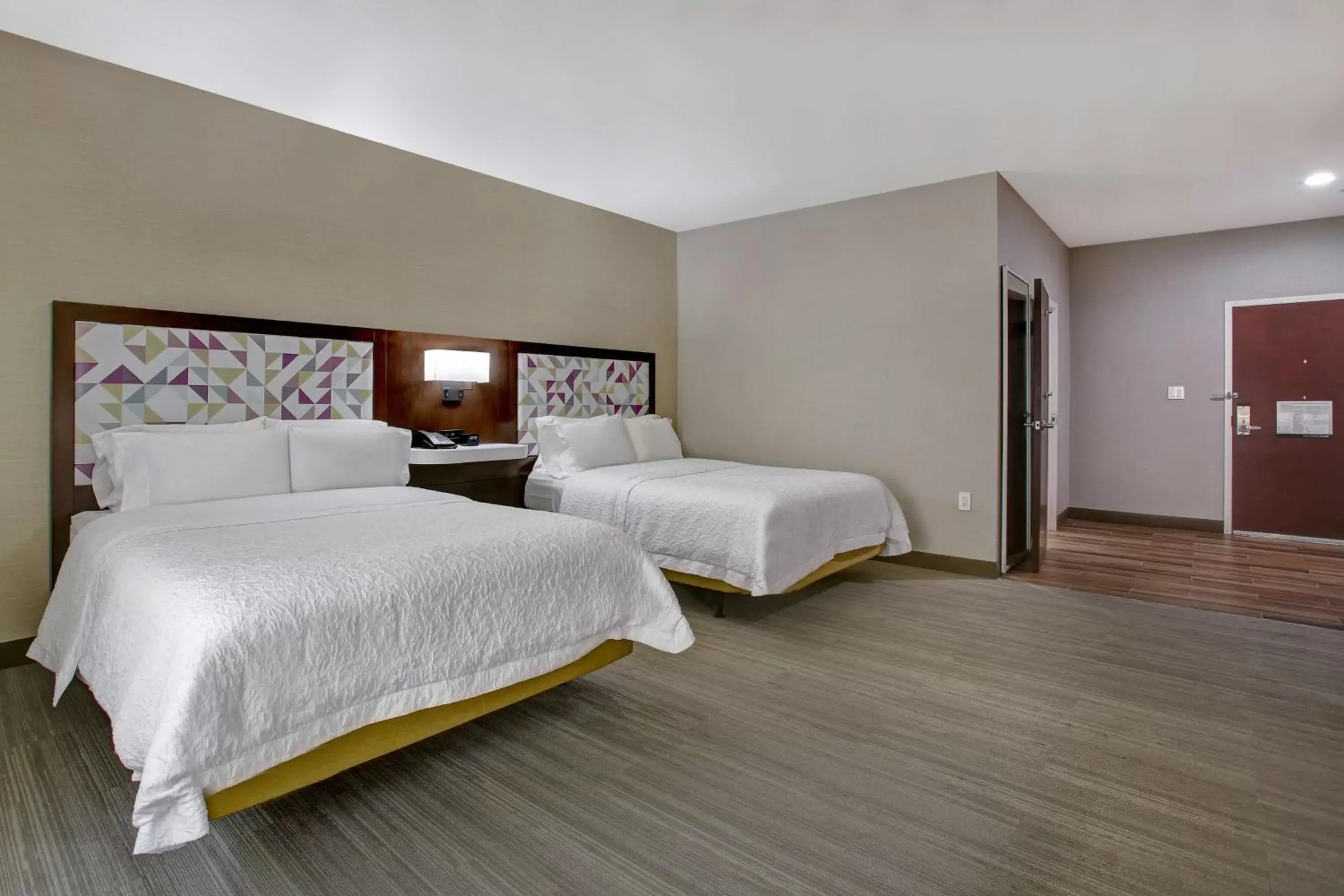 Queen Room with Two Queen Beds - Disability Access with Tub - Non-Smoking in Hampton Inn & Suites Dallas-DeSoto Queen Room with Two Queen Beds - Disability Access with Tub - Non-Smoking in Hampton Inn & Suites Dallas-DeSoto