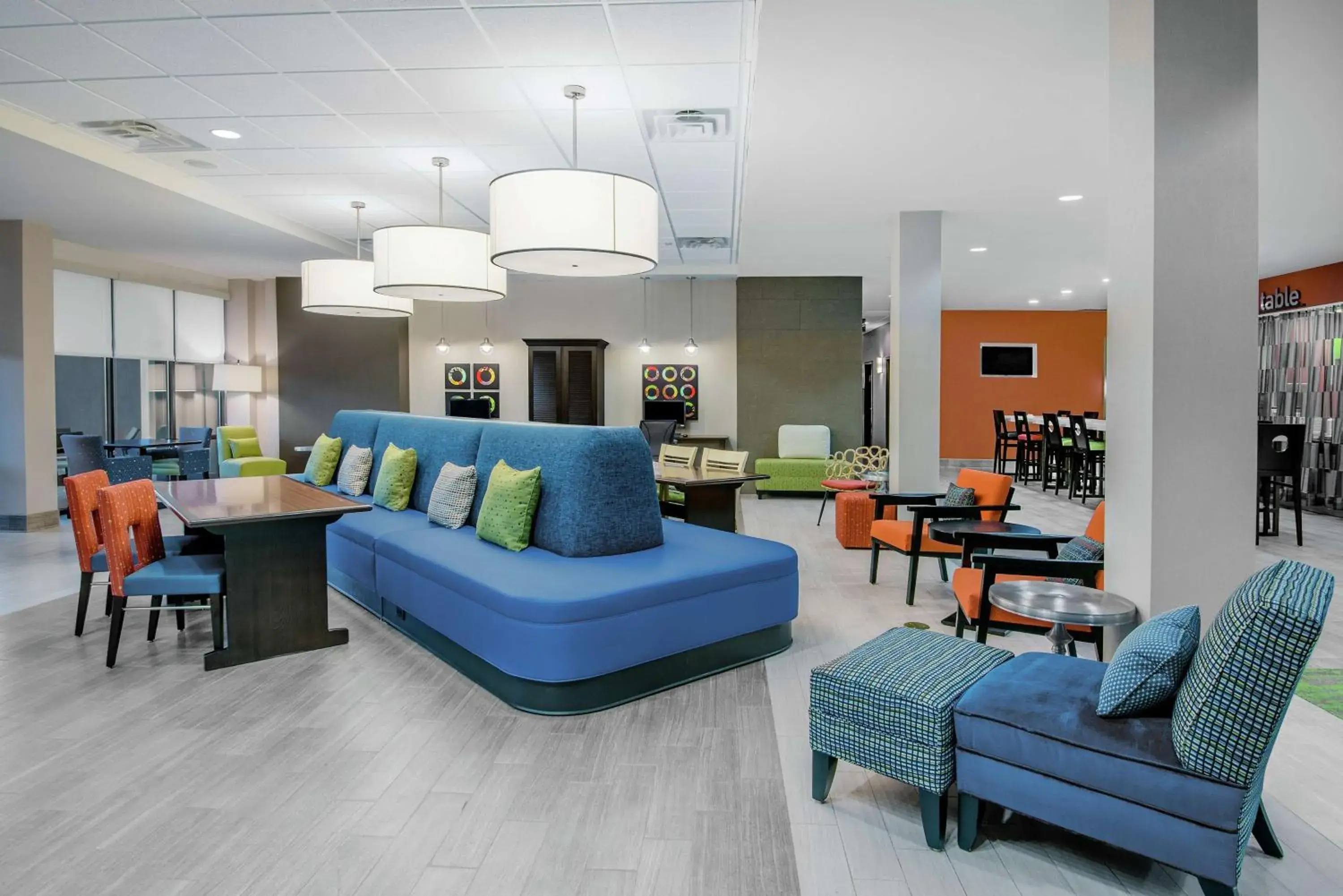 Lobby or reception, Seating Area in Home2 Suites By Hilton Austin Airport