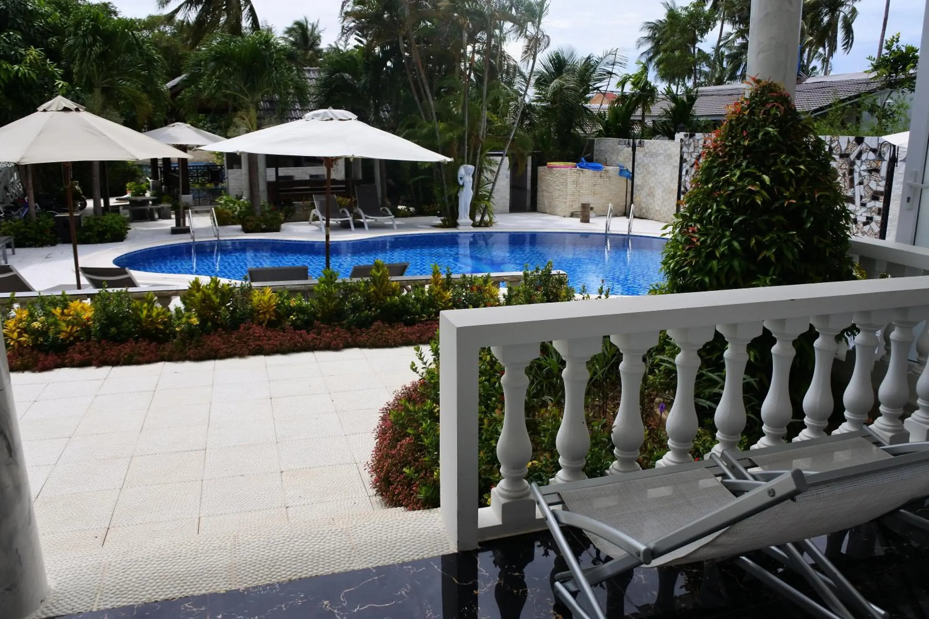 Patio, Swimming Pool in Godiva Villa Phu Quoc