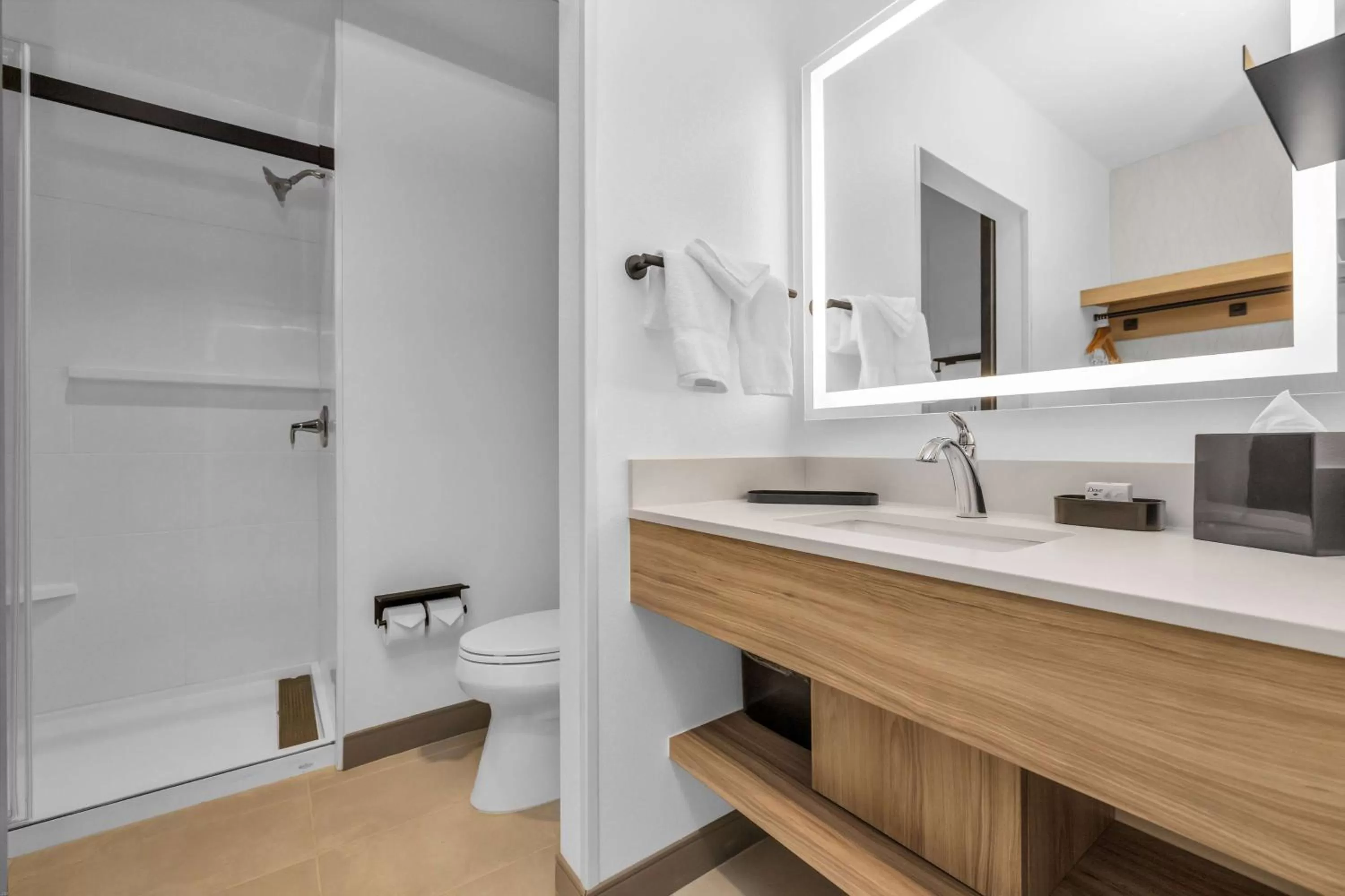 Bathroom in La Quinta Inn & Suites by Wyndham San Jose Airport-Downtown