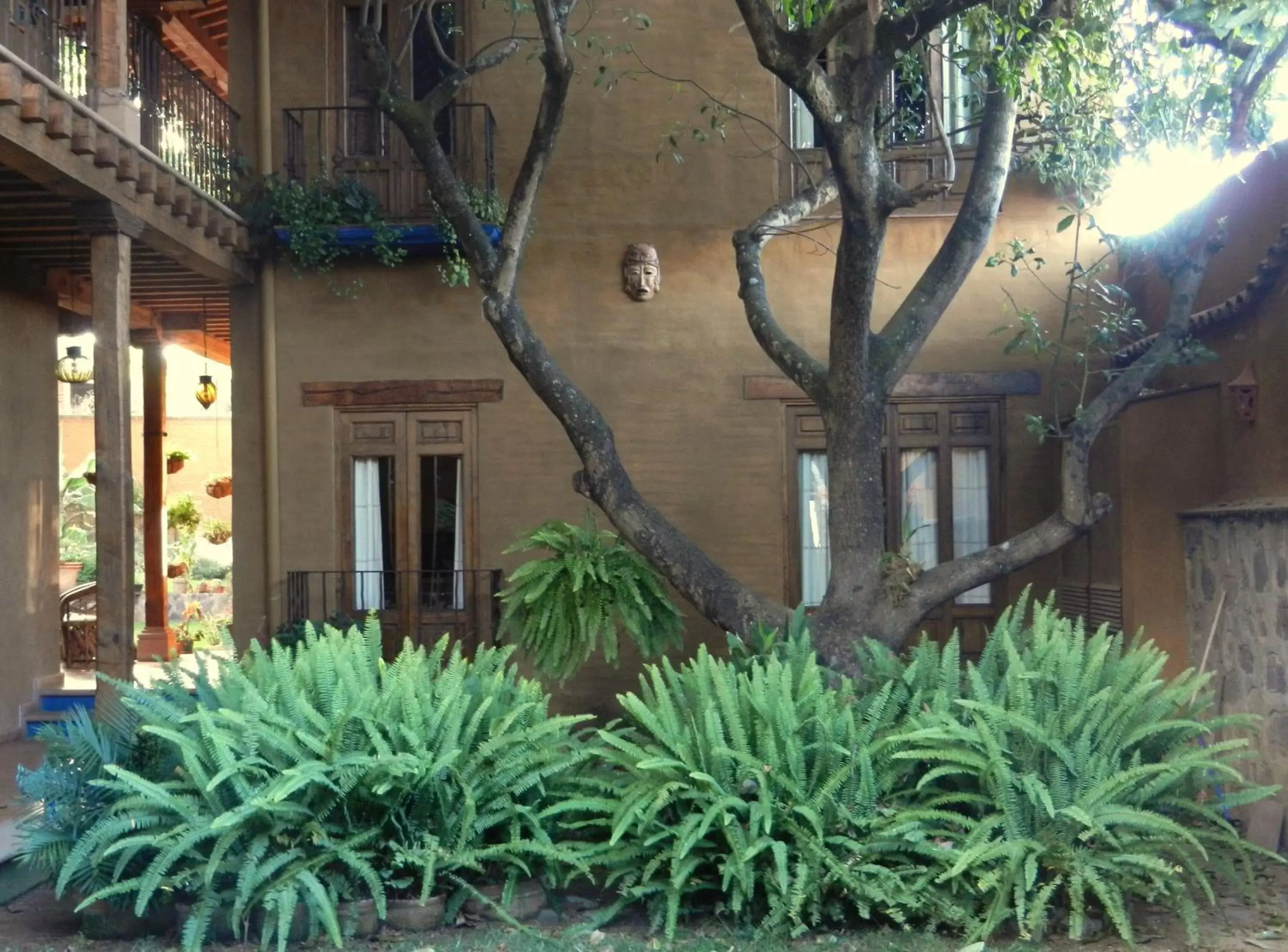 Decorative detail in Posada Yolihuani