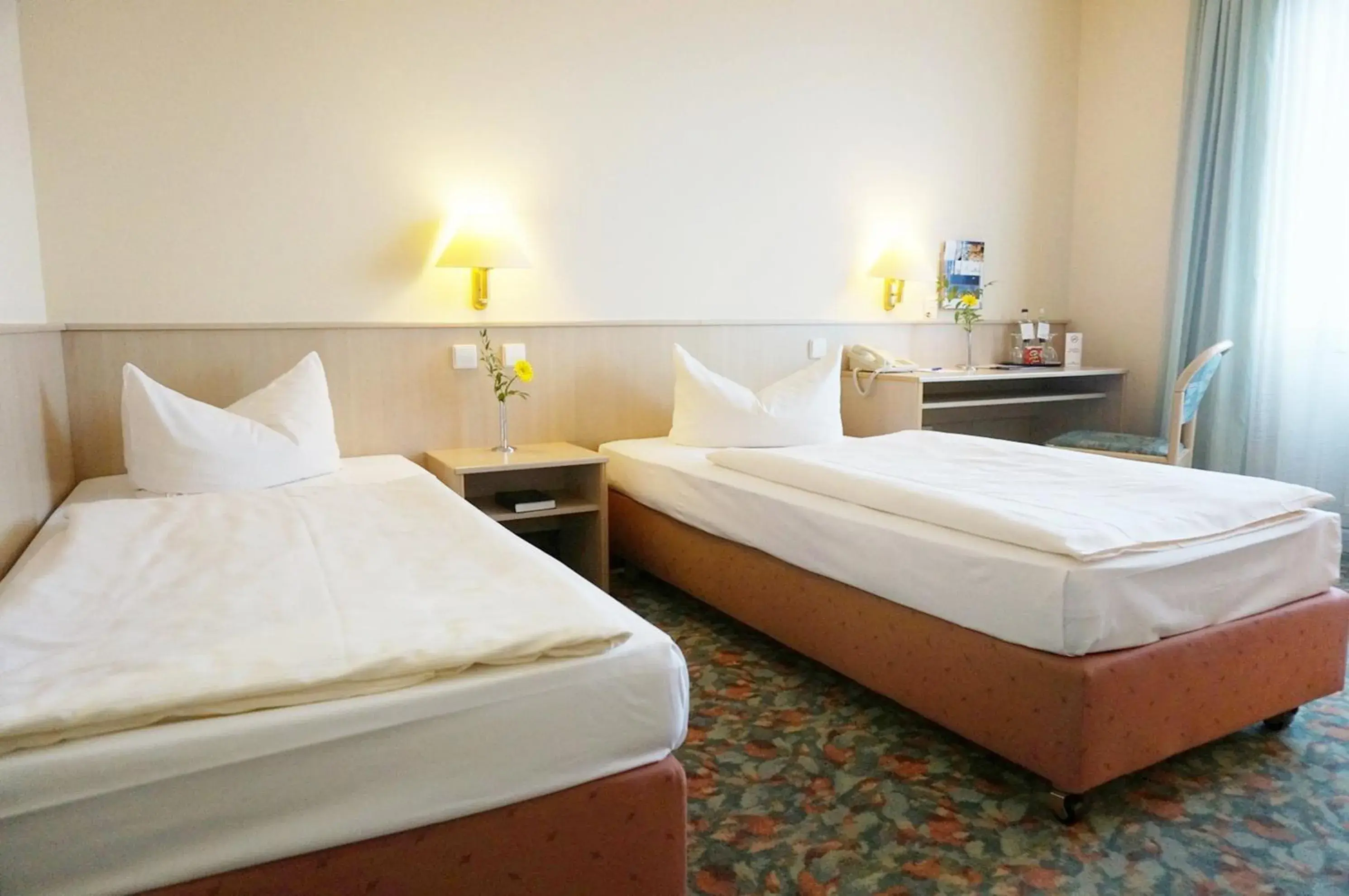 Photo of the whole room, Bed in AMBER HOTEL Chemnitz Park