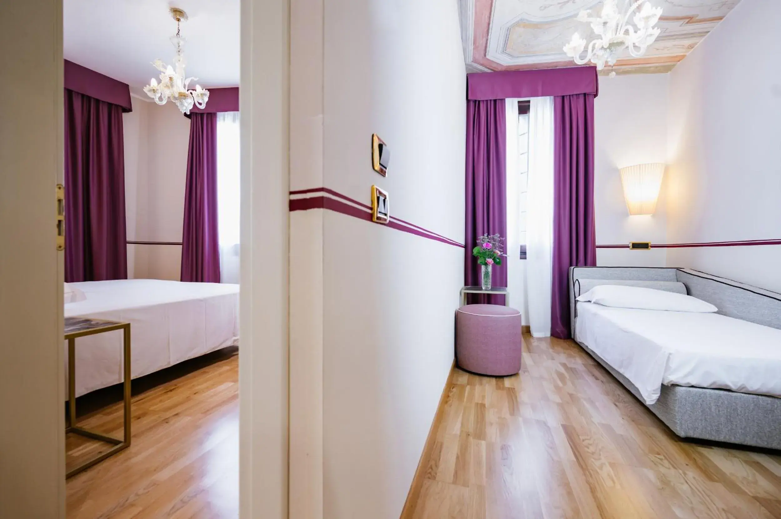 Bed in Hotel Do Pozzi Bed in Hotel Do Pozzi