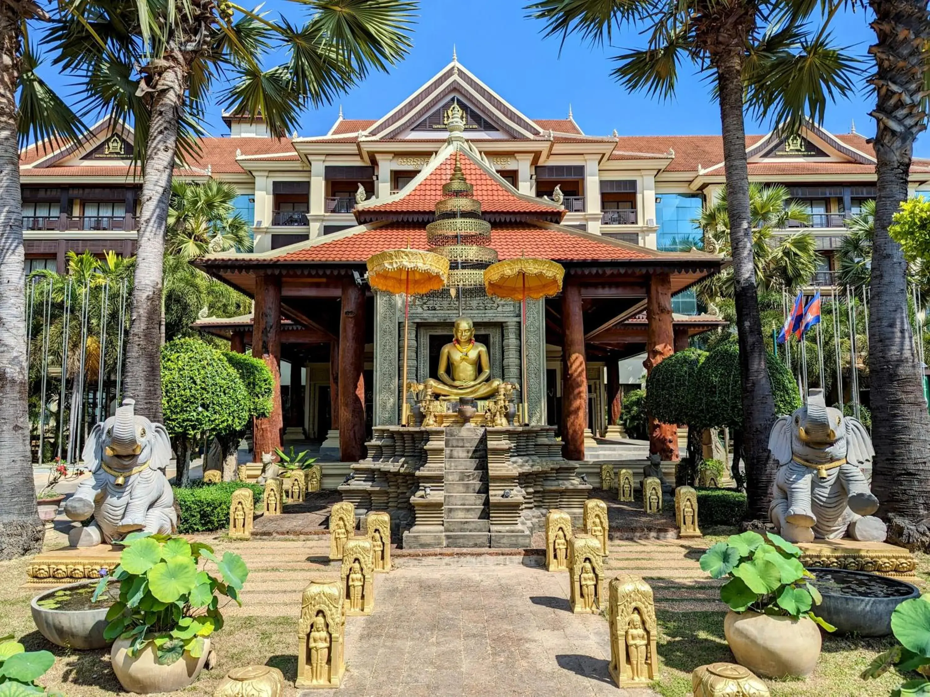 Facade/entrance in Empress Angkor Resort & Spa