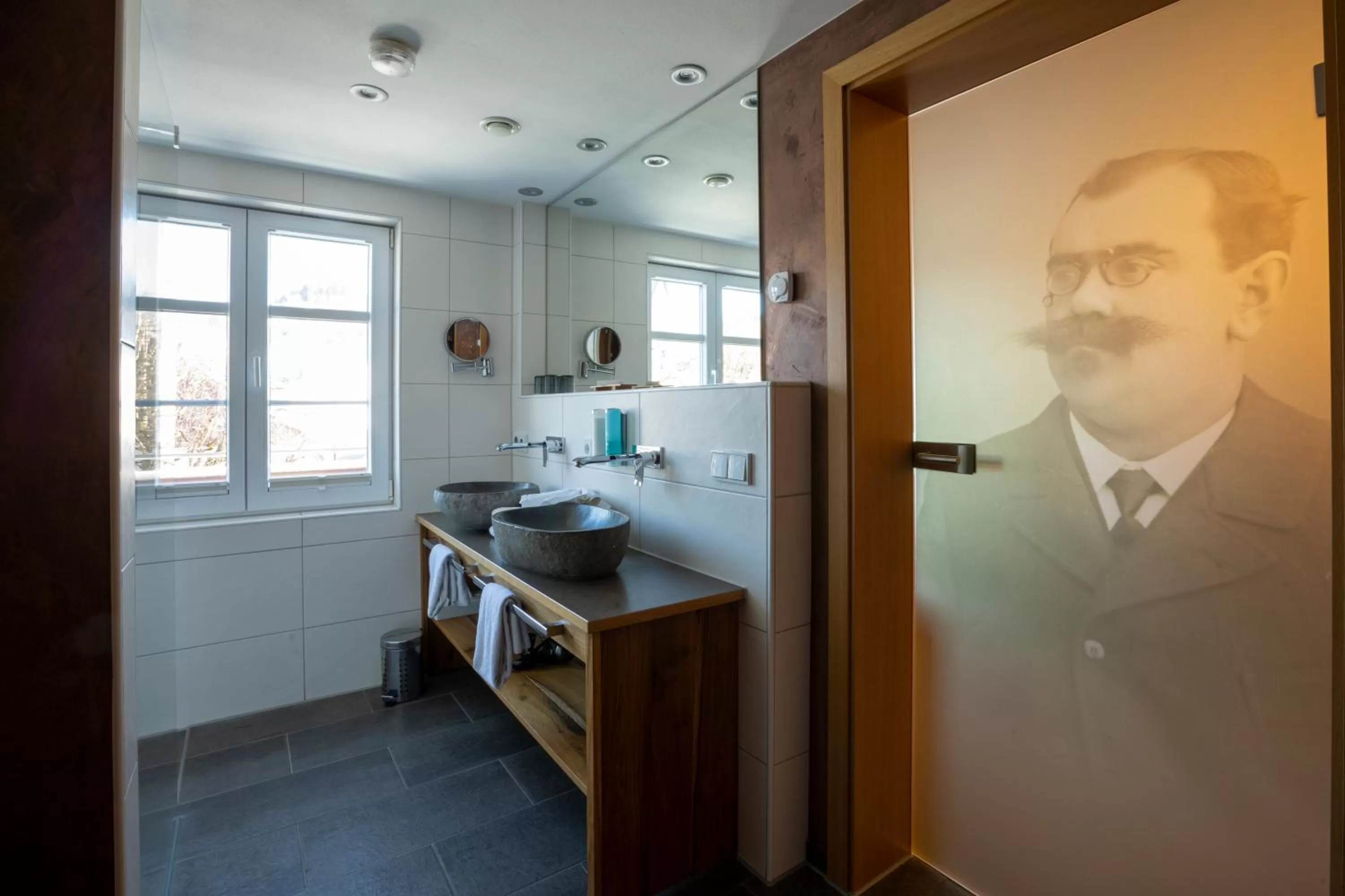 Bathroom in Brauereigasthof Schäffler