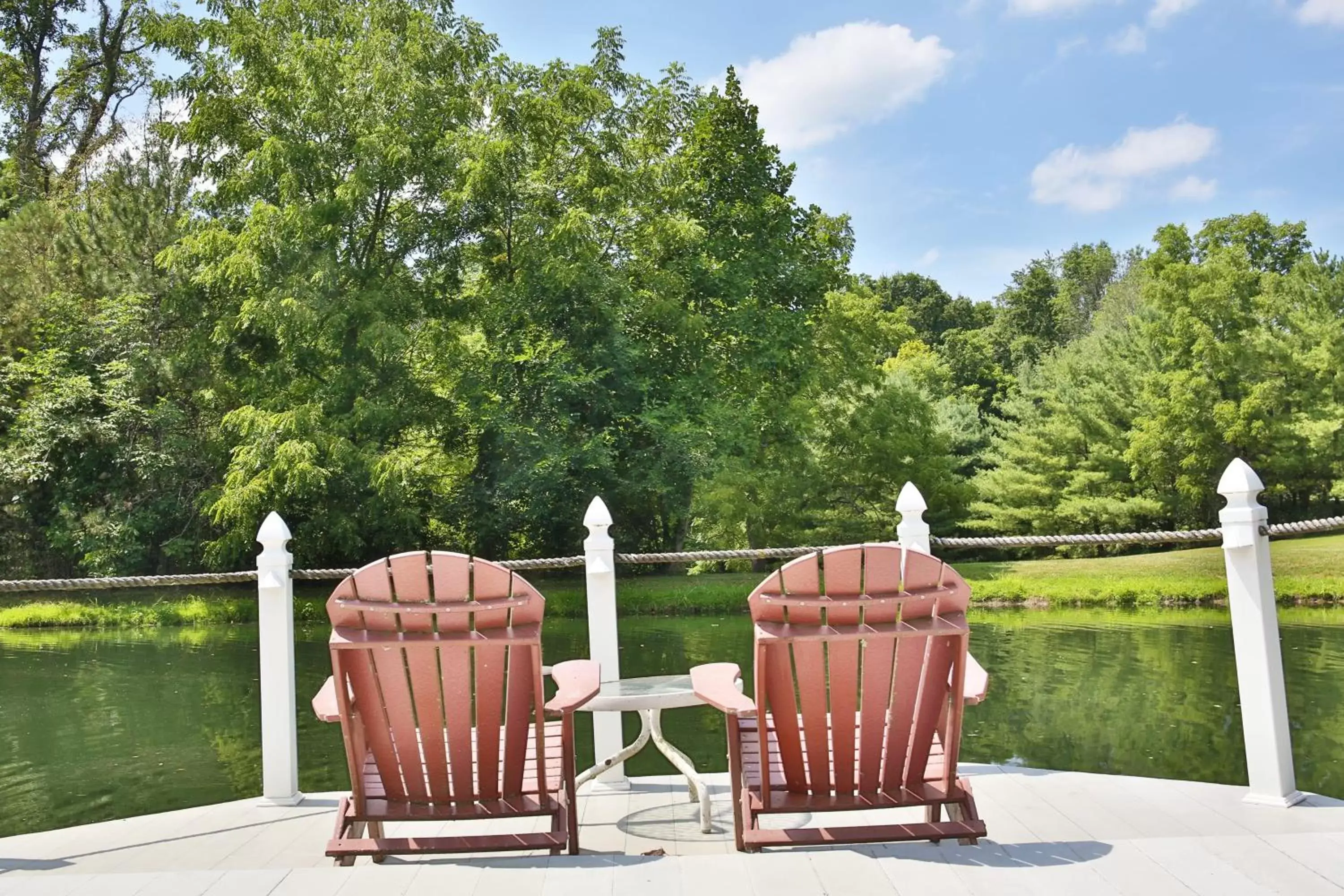 Balcony/Terrace in Waterview Lodge by Amish Country Lodging