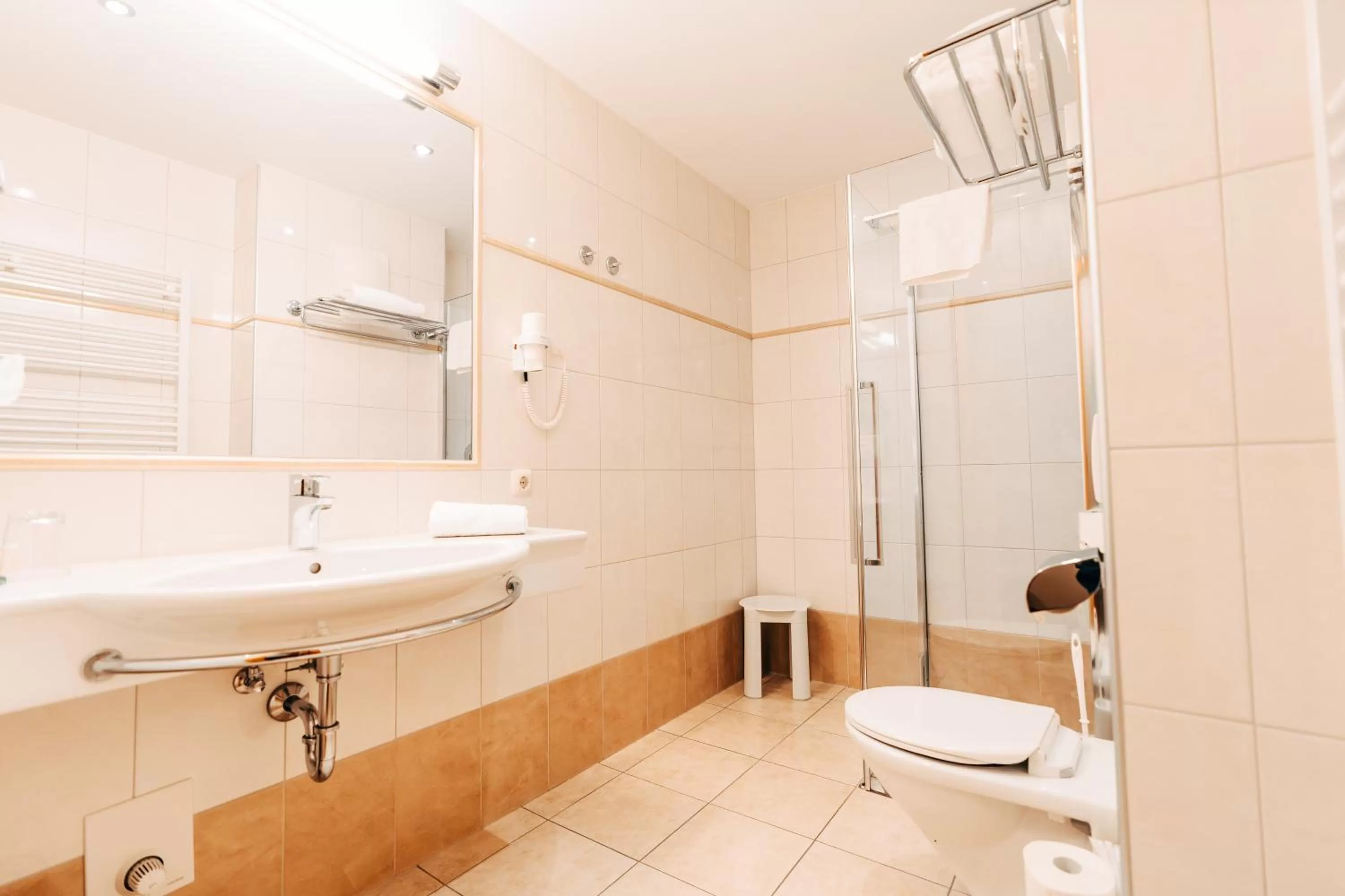 Shower in POST POST Hotel - Alpine Boutique Hotel & Spa