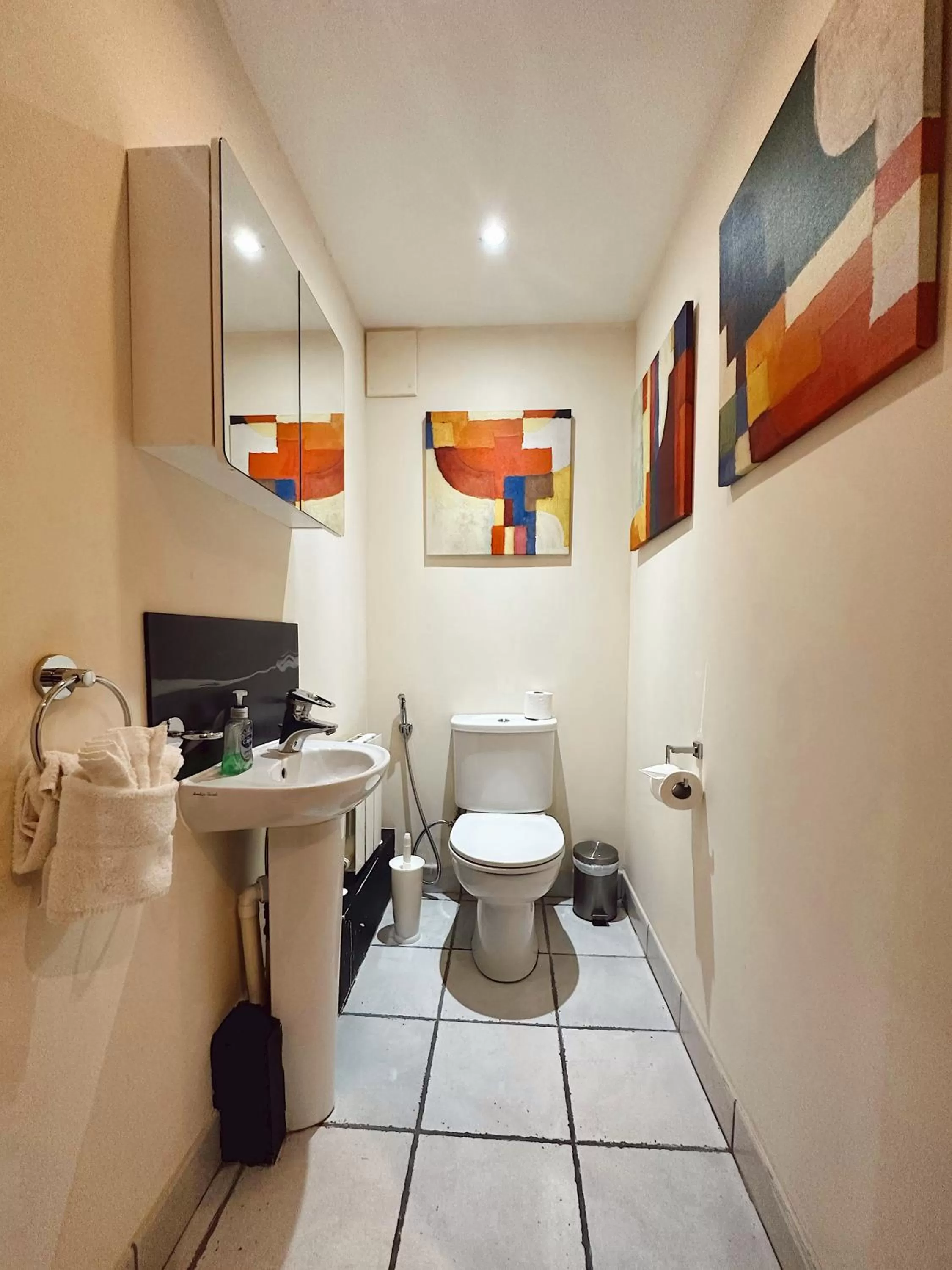 Toilet in Canary Wharf - Luxury Apartments