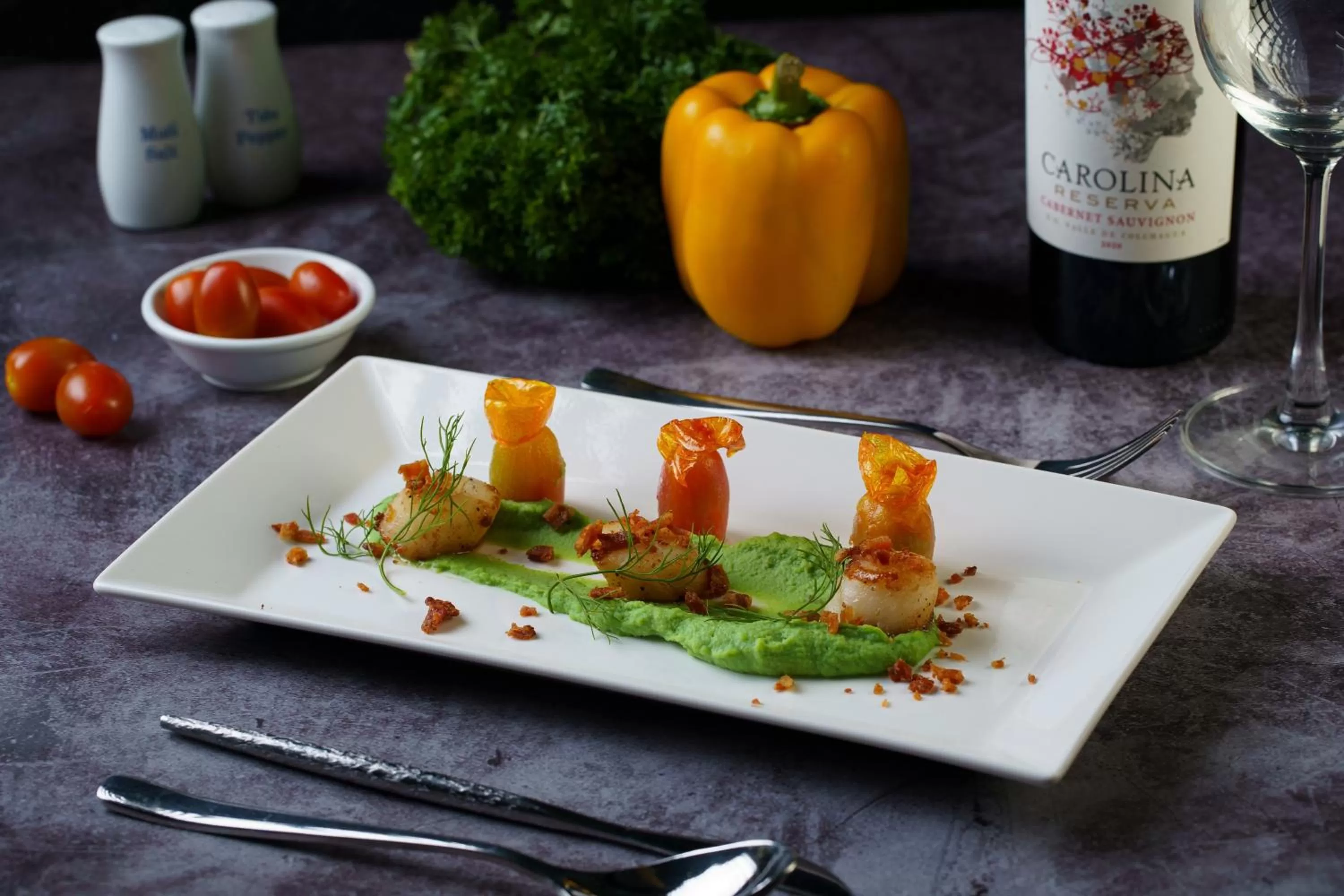 Food and drinks in Grand Sunrise Palace Hoi An- A Luxury Indochine Hotel & Spa