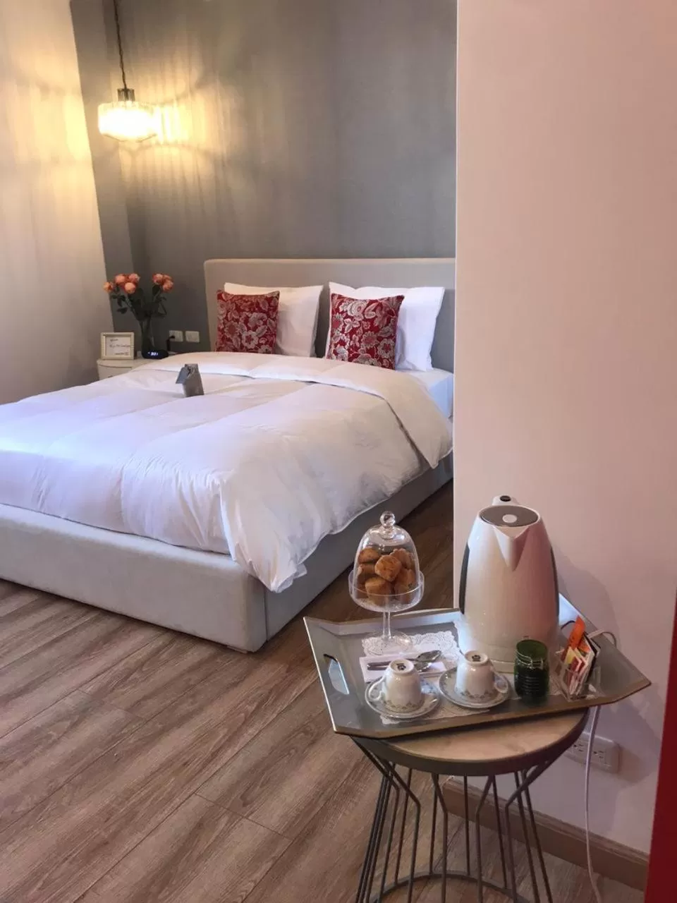 Bed in Adamas House Hotel Boutique