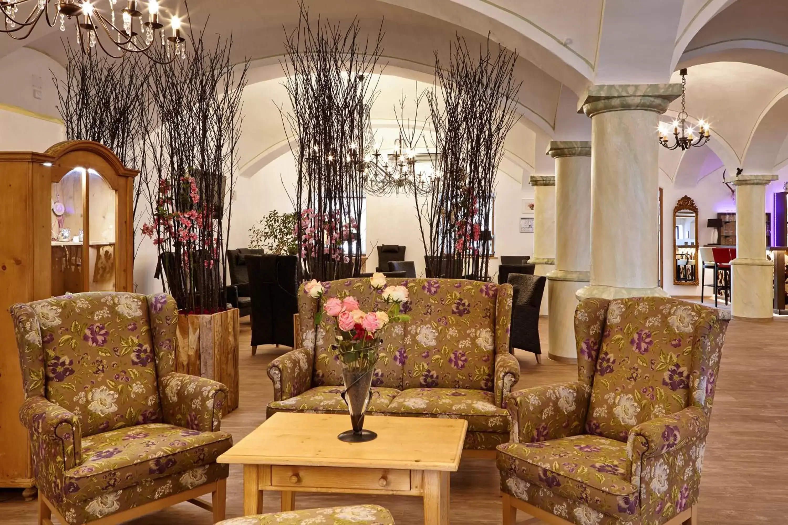 Lobby or reception, Lounge/Bar in Hotel Sauerlacher Post