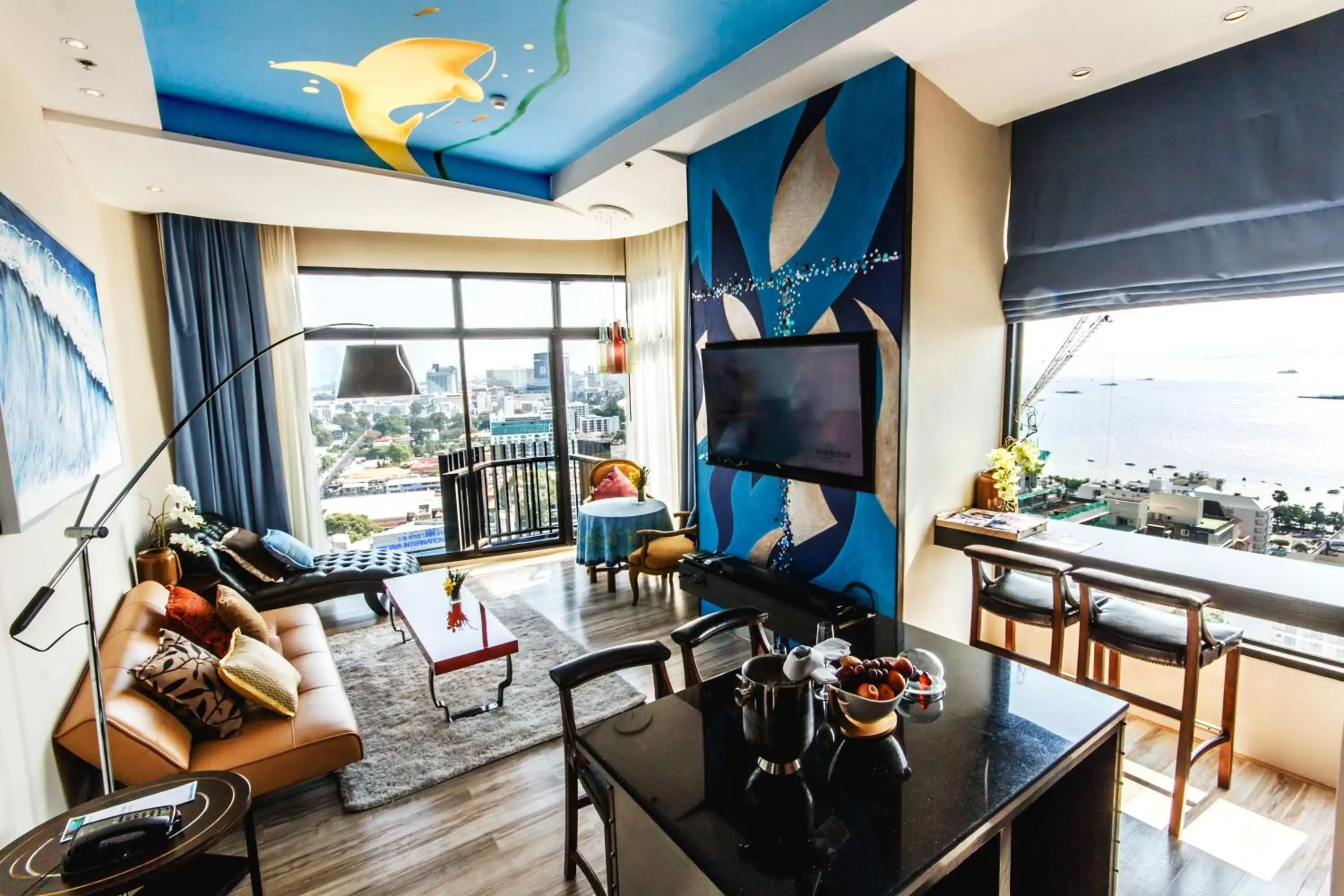 Living room in Siam@Siam Design Hotel Pattaya