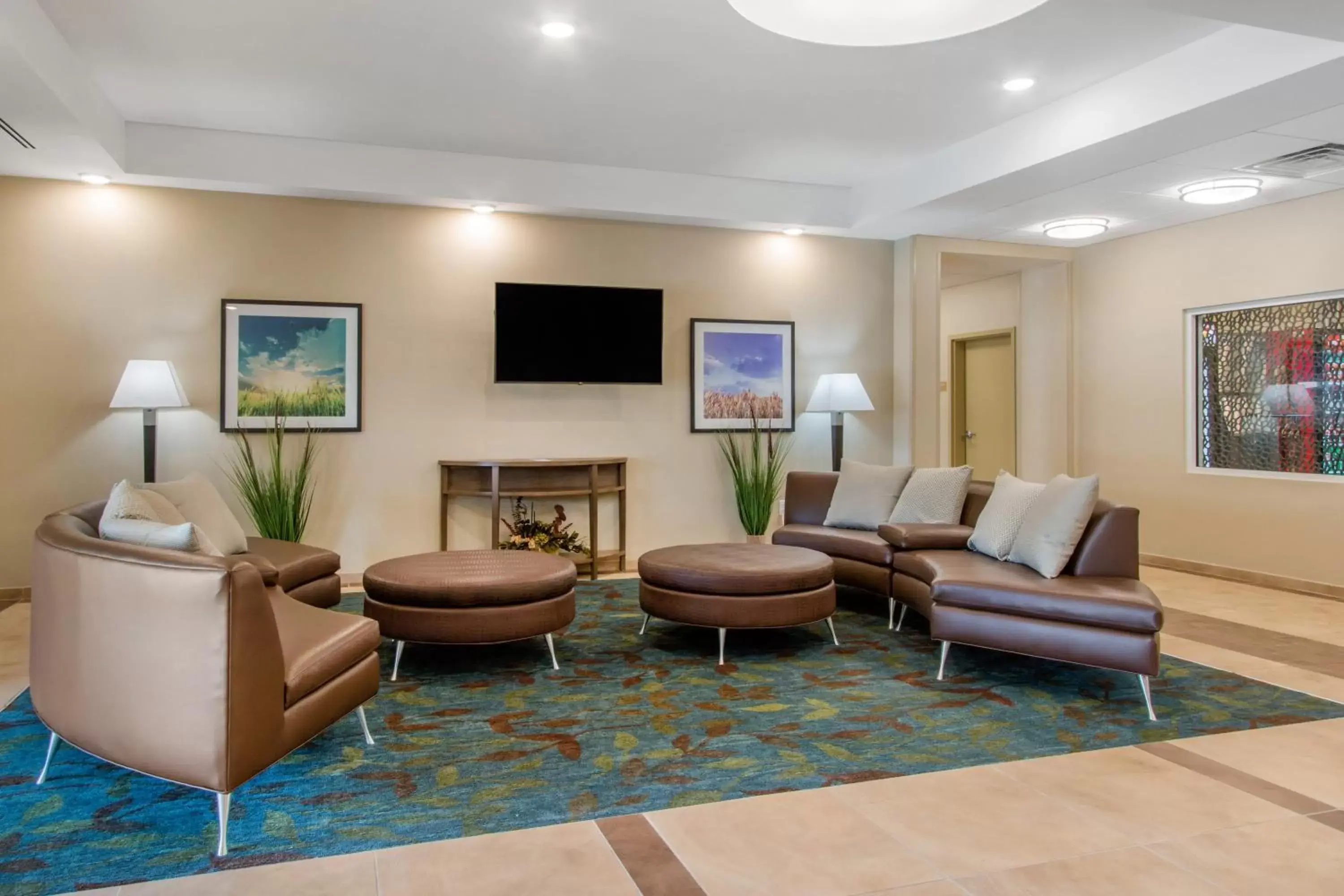 Property building, Seating Area in Candlewood Suites - San Antonio Lackland AFB Area, an IHG Hotel