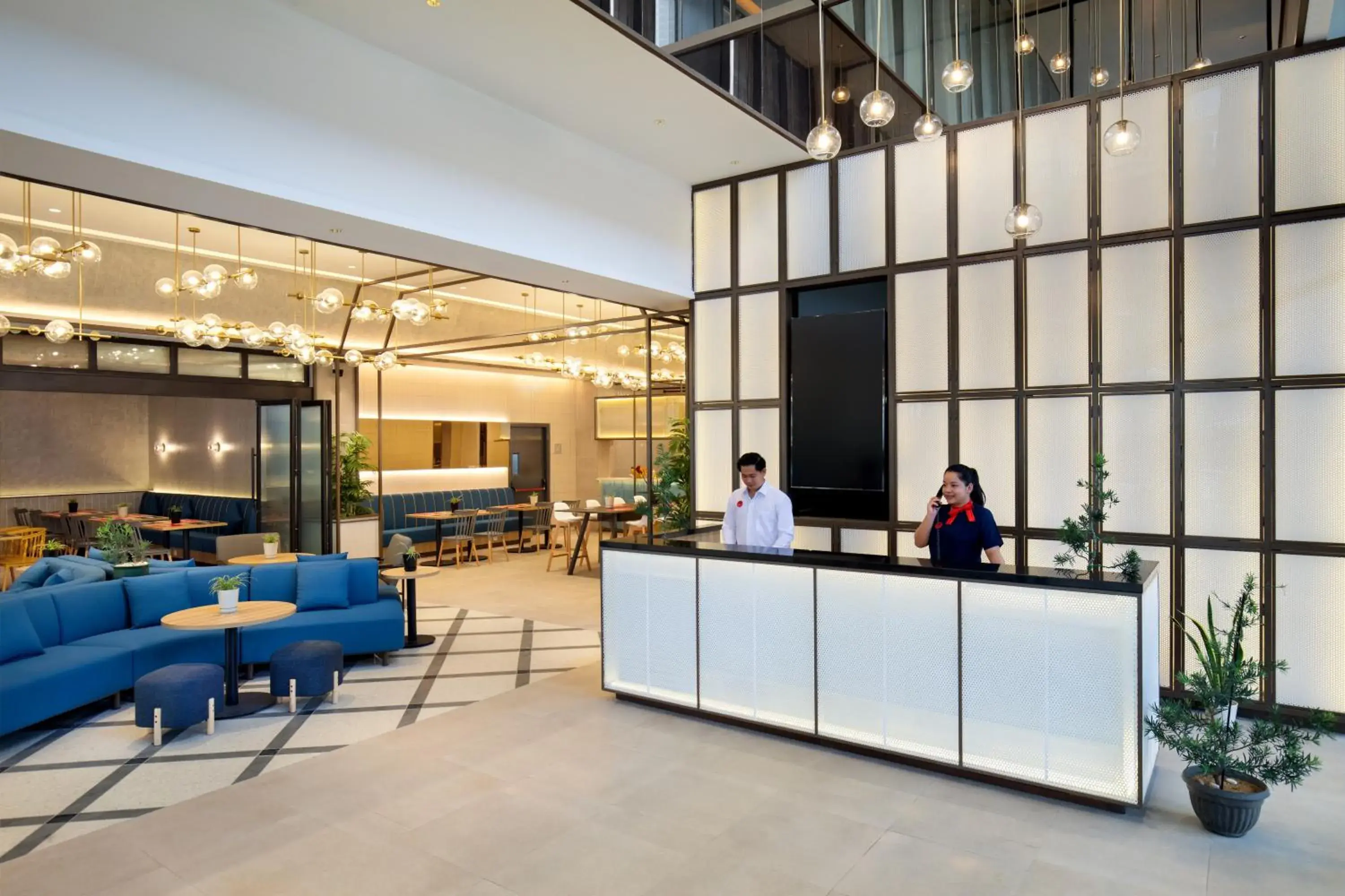 Lobby or reception in ibis Palembang Sanggar Lobby or reception in ibis Palembang Sanggar