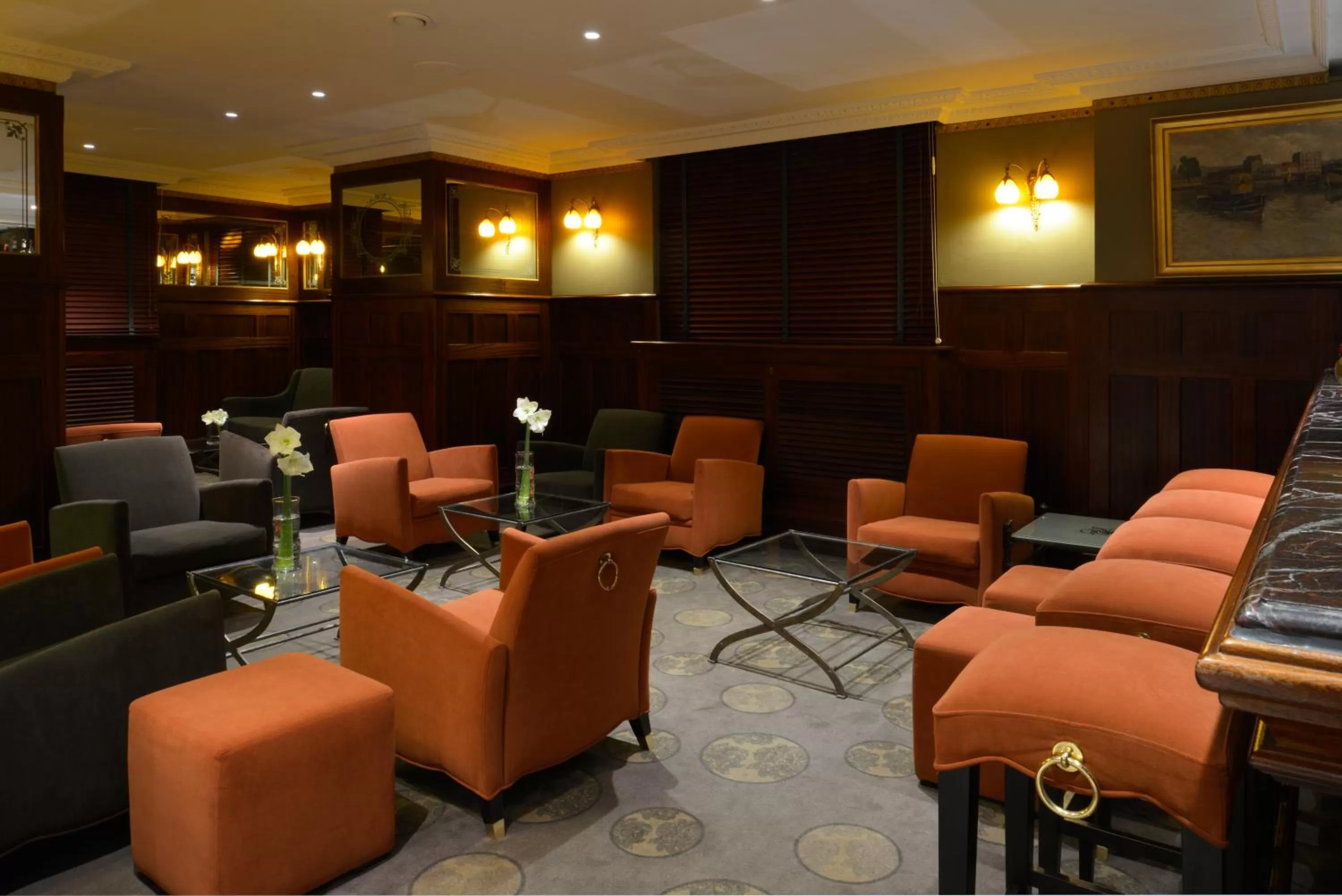 Lounge or bar in Hôtel Régent Contades