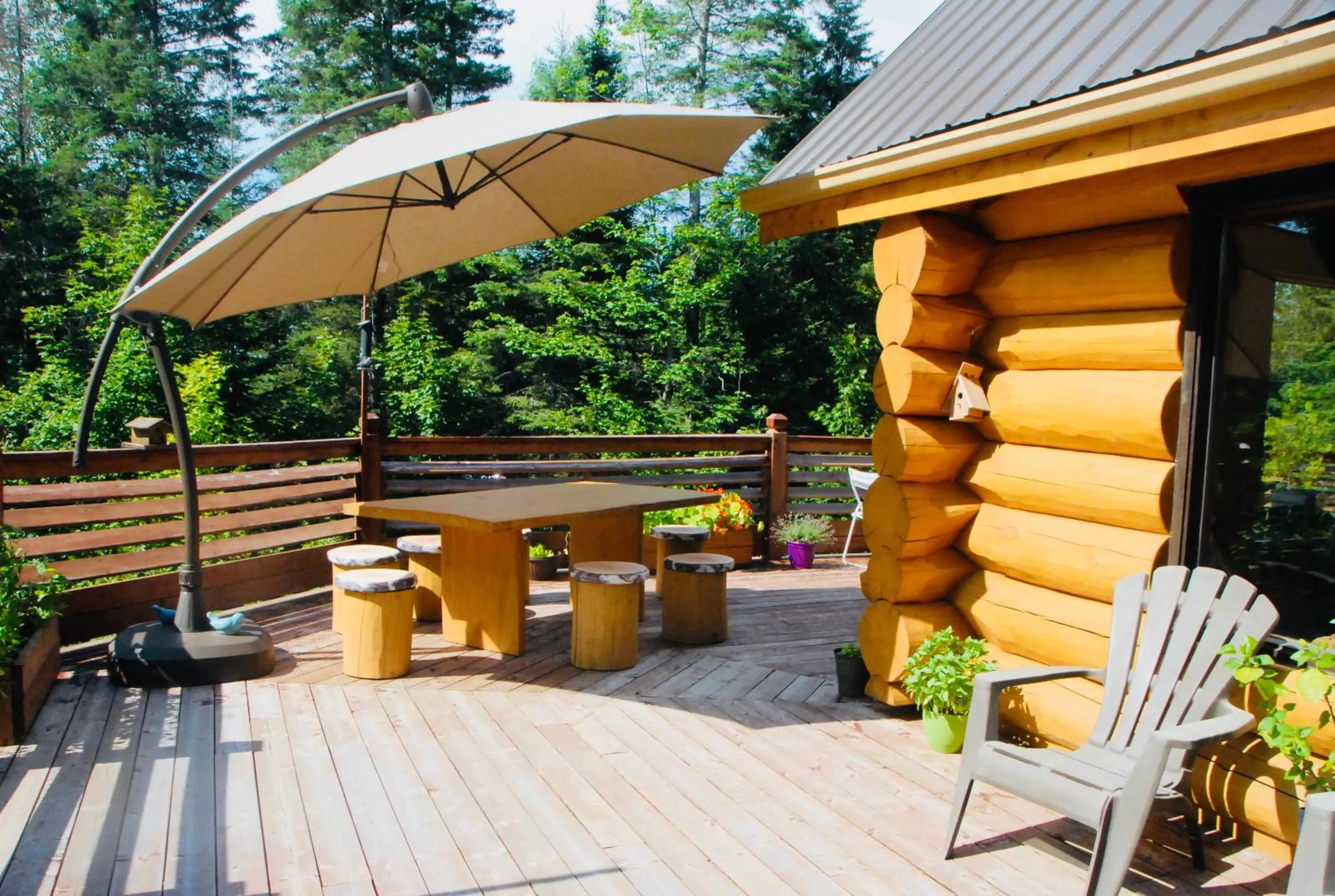 Balcony/Terrace in Le Domaine du Lac Saint Charles