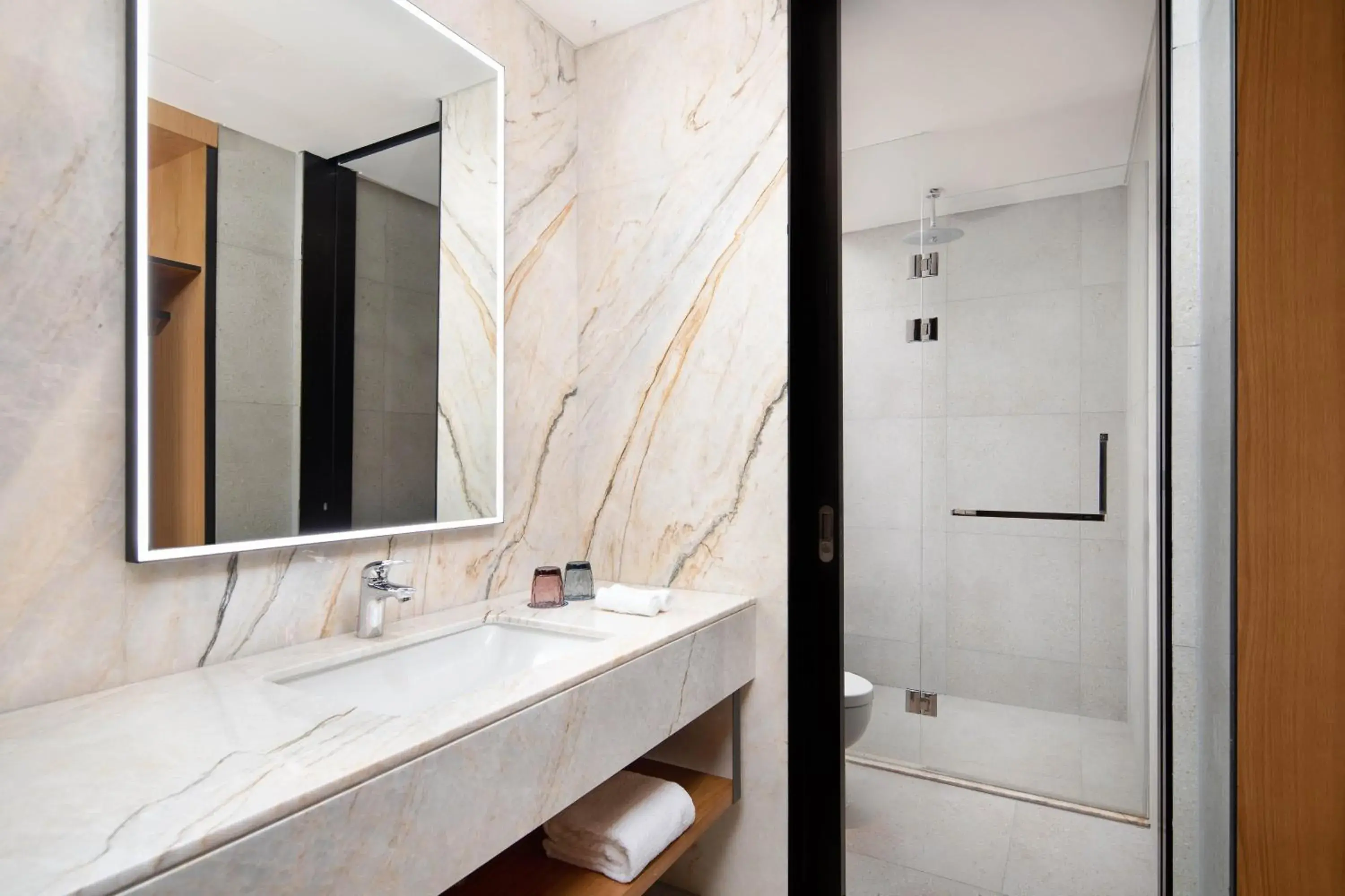 Bathroom in Four Points by Sheraton Shanghai Jiading