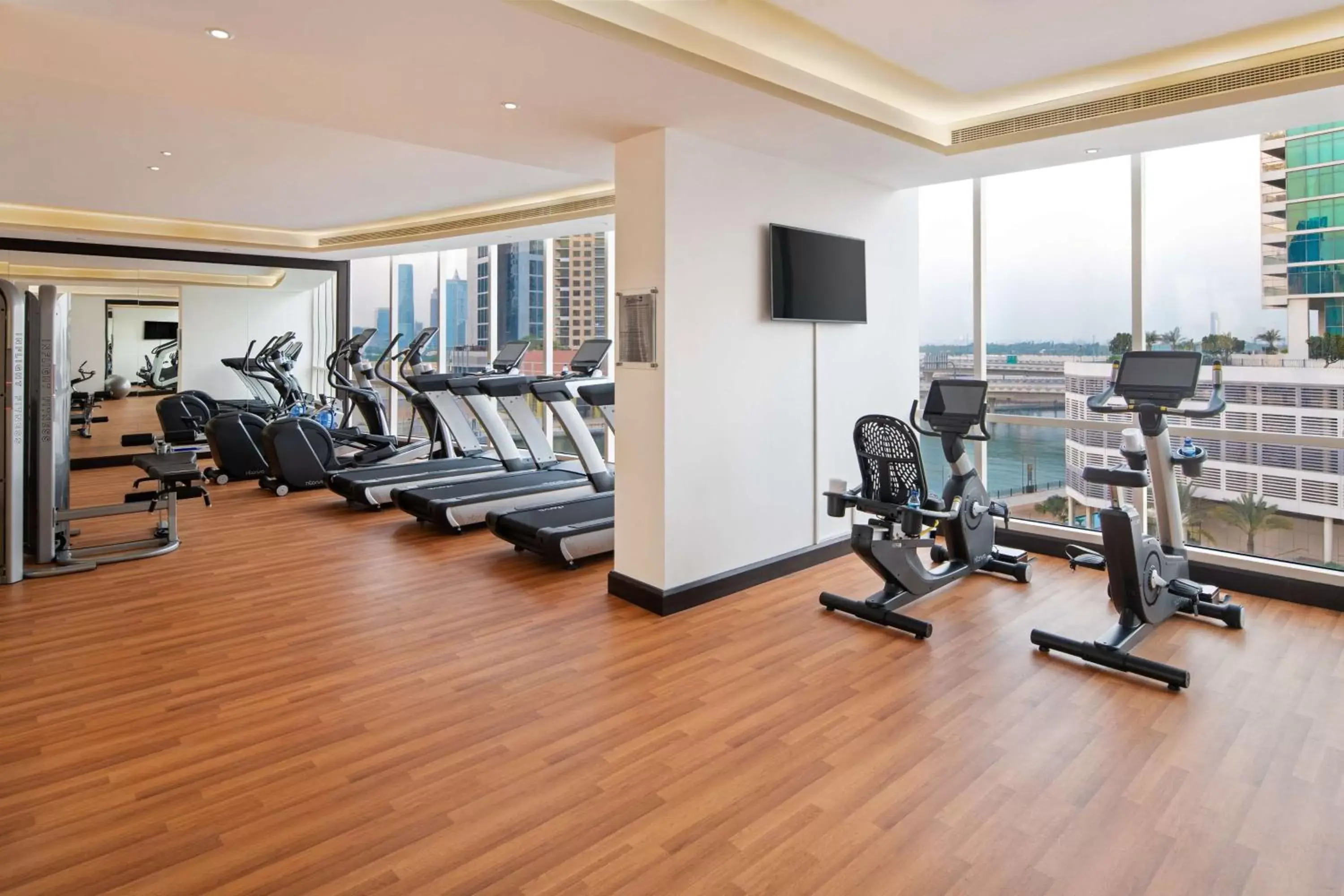 Fitness centre/facilities, Fitness Center/Facilities in Radisson Blu Hotel, Dubai Canal View