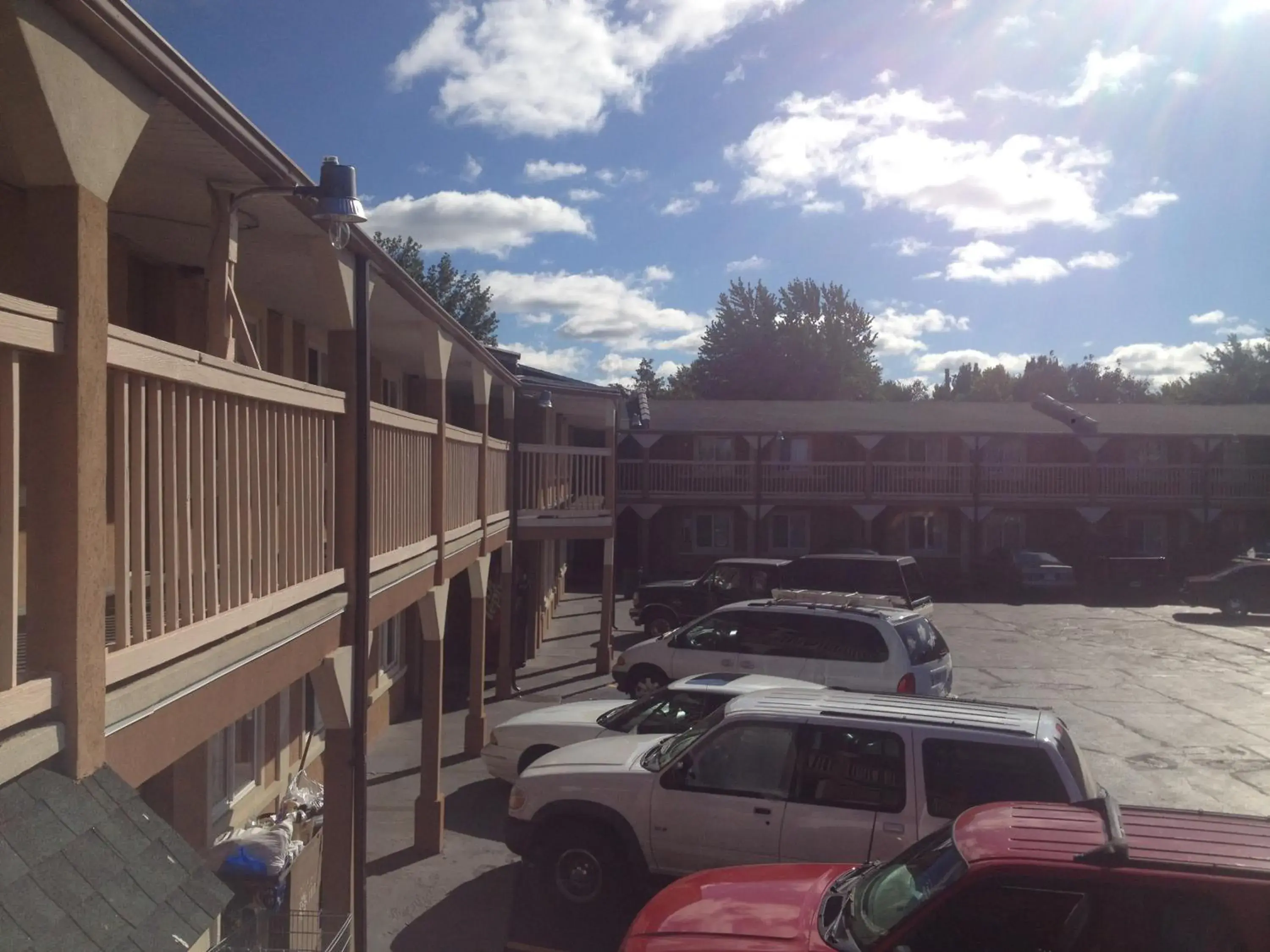 Balcony/Terrace, Property Building in Battlefield Inn Springfield