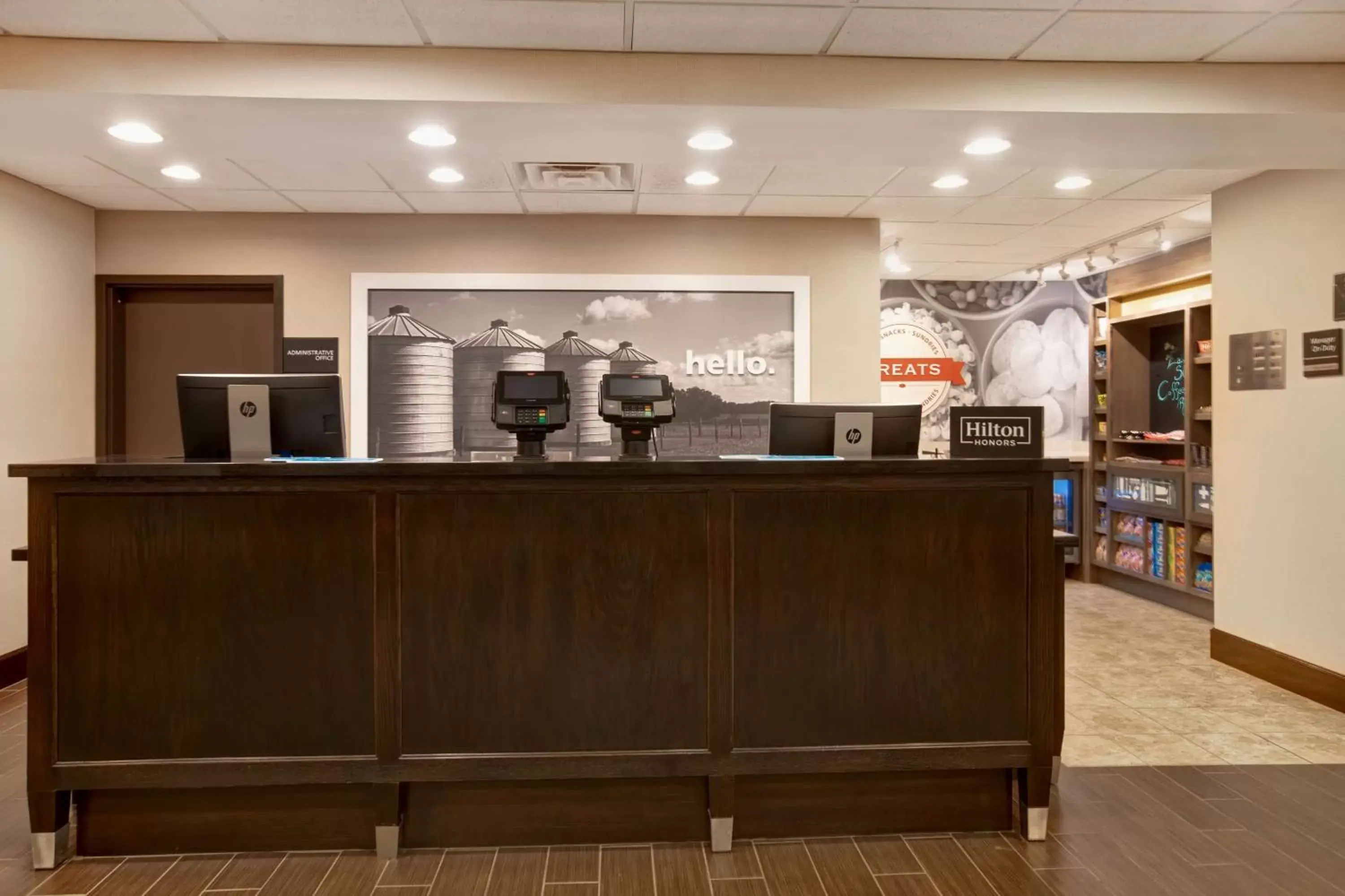Lobby or reception in Hampton Inn Dekalb - Near the University Lobby or reception in Hampton Inn Dekalb - Near the University