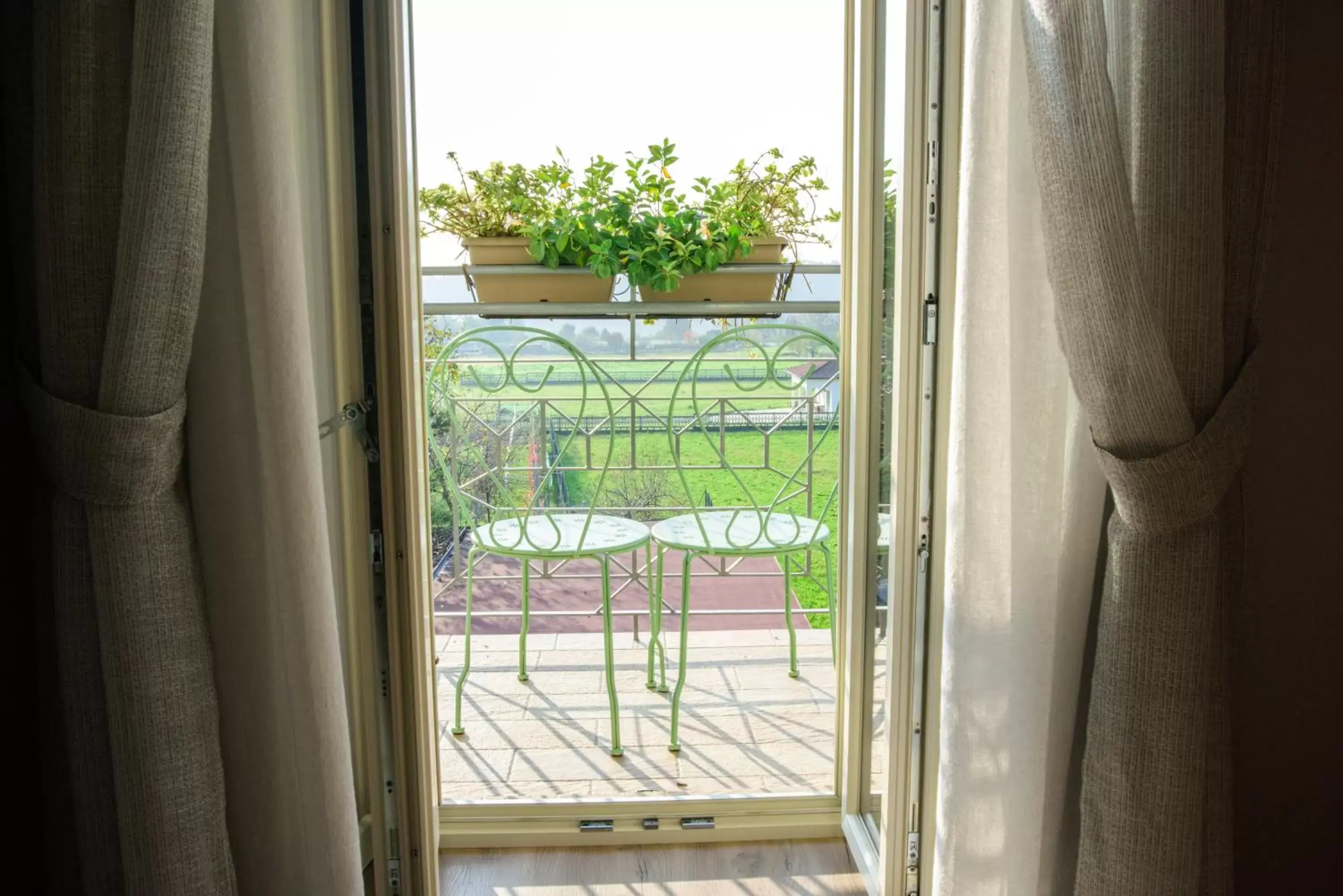 View (from property/room), Pool View in Le vigne sull’Adda