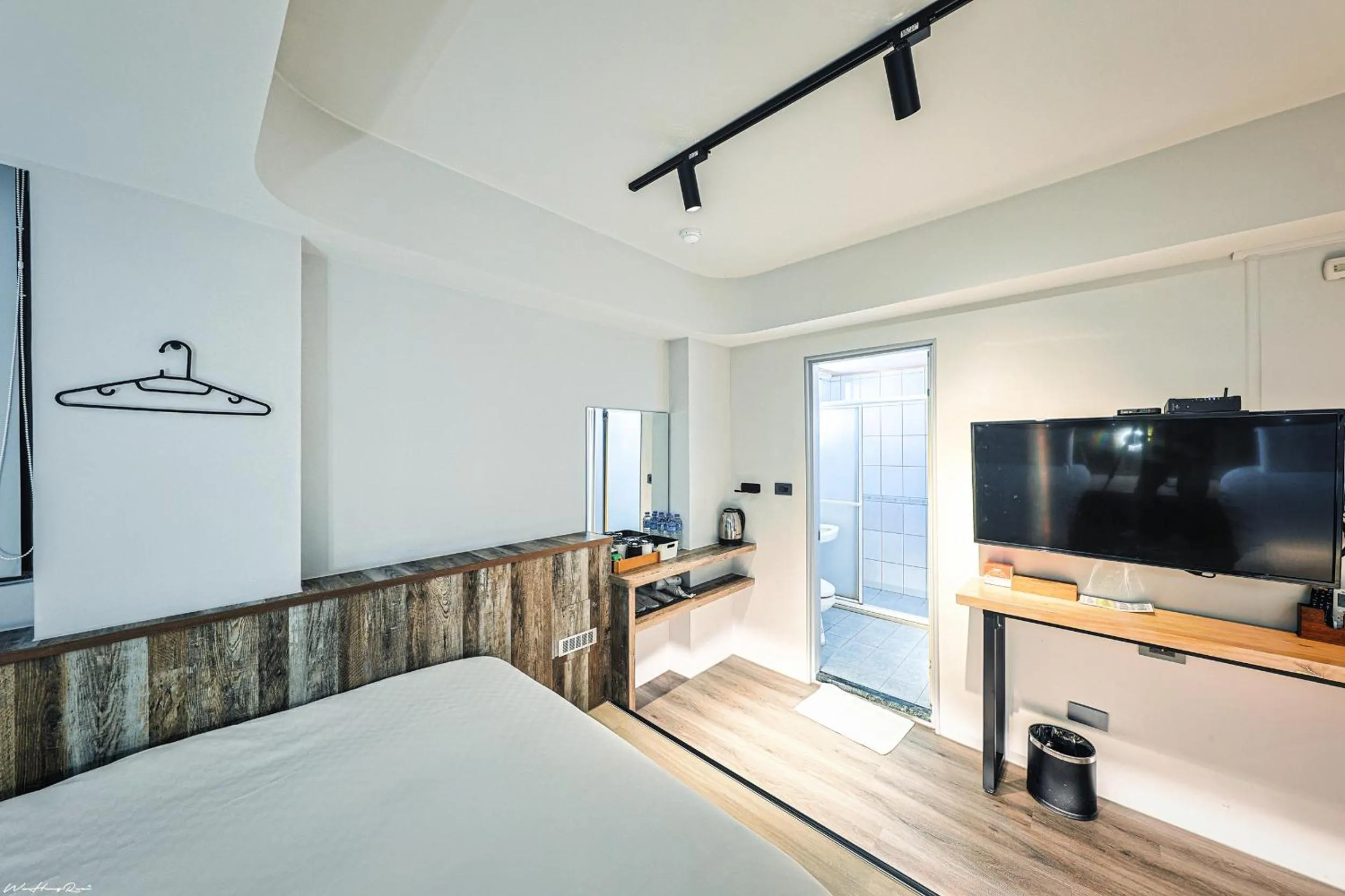 TV and multimedia, Bed in 亞馨文旅 近東大門夜市 有免費停車場 可自助入住