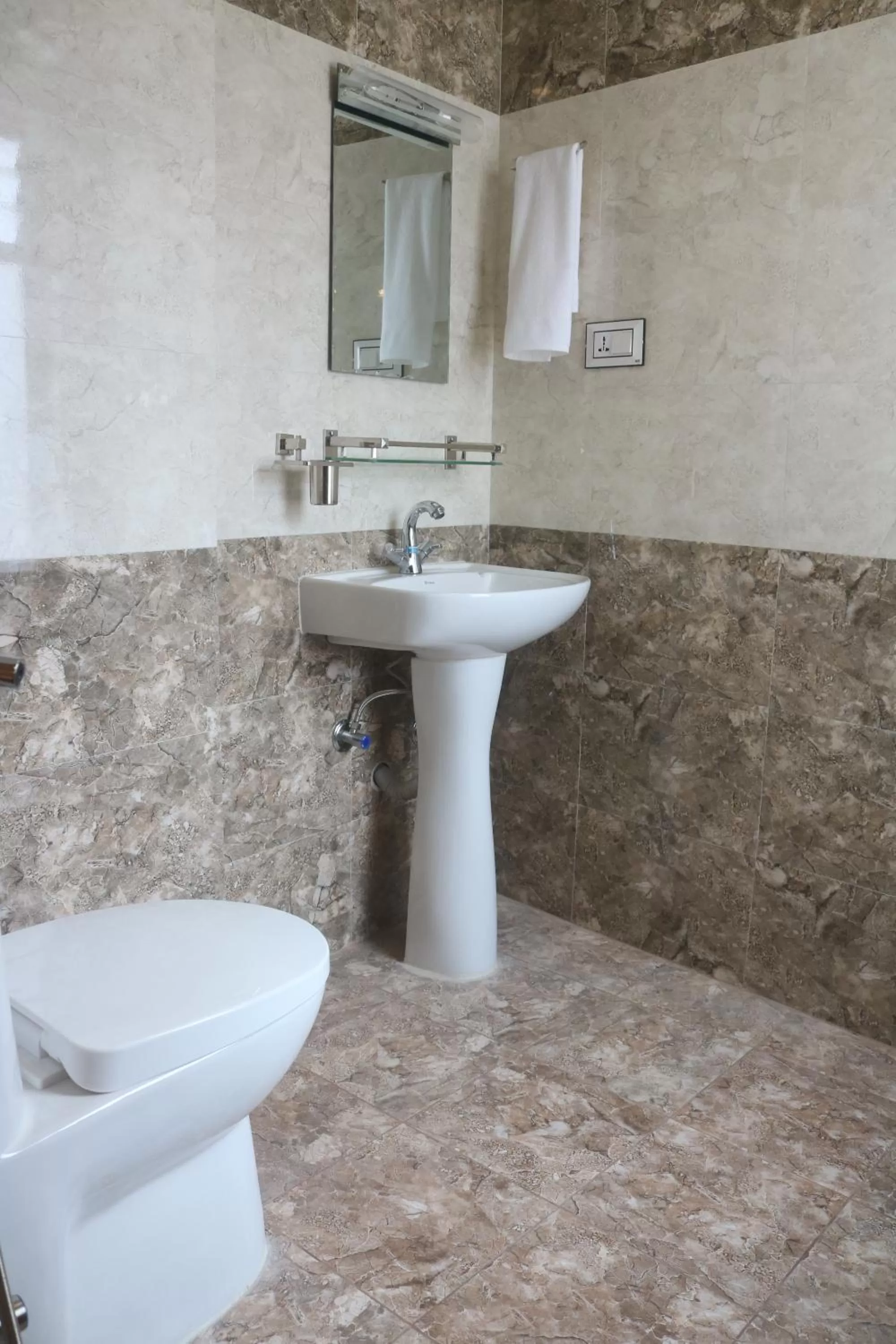 Bathroom in Hotel Family Ties Pvt. Ltd.