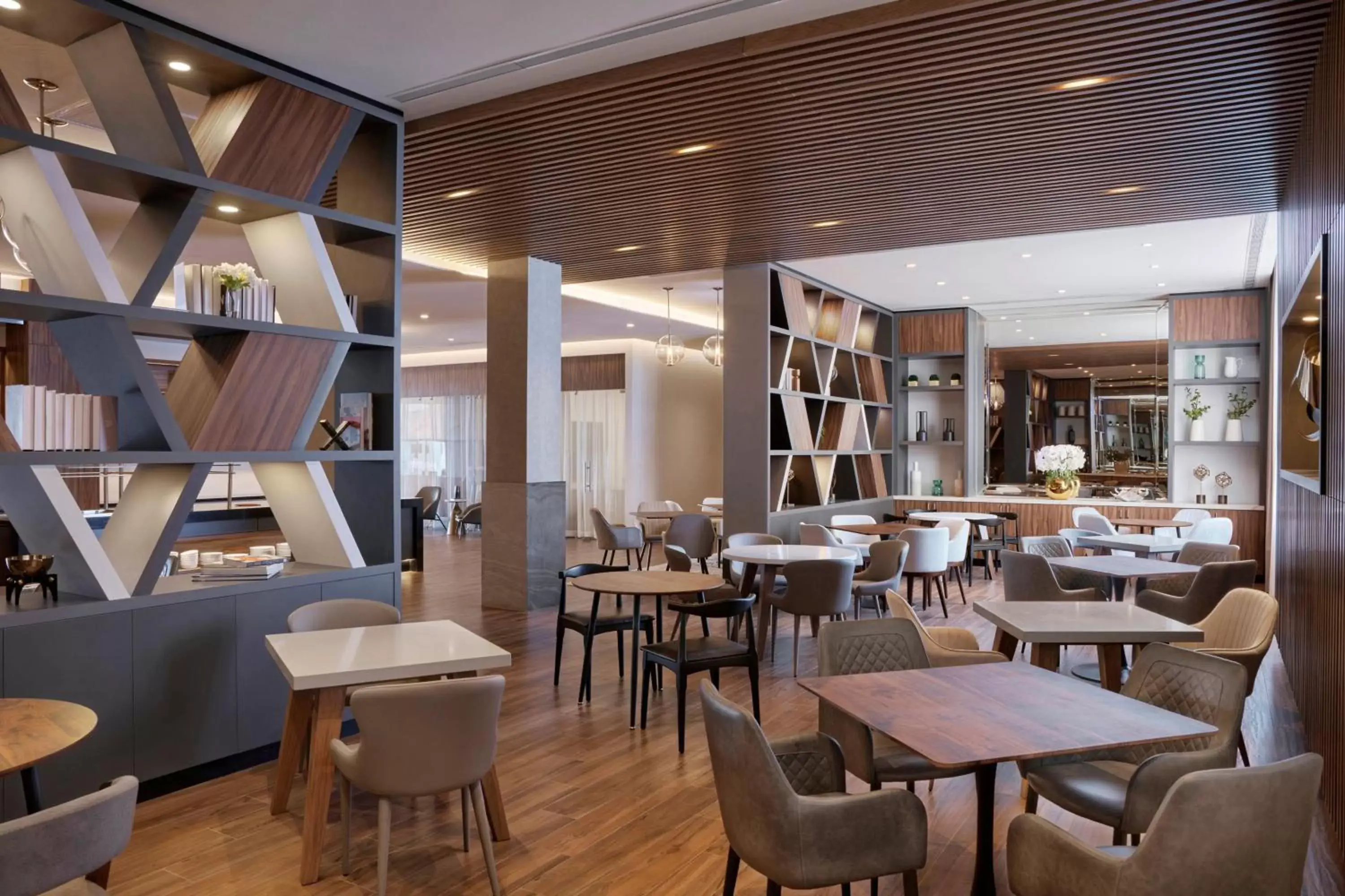 Kitchen or kitchenette, Restaurant/Places to Eat in AC Hotel by Marriott Saltillo