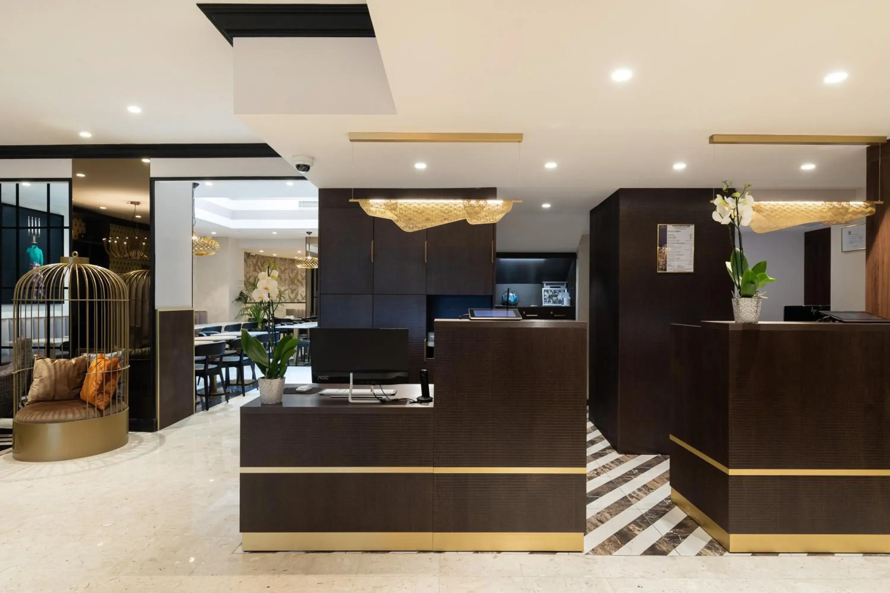 Lobby or reception, Lobby/Reception in Best Western Plus Hôtel Massena Nice