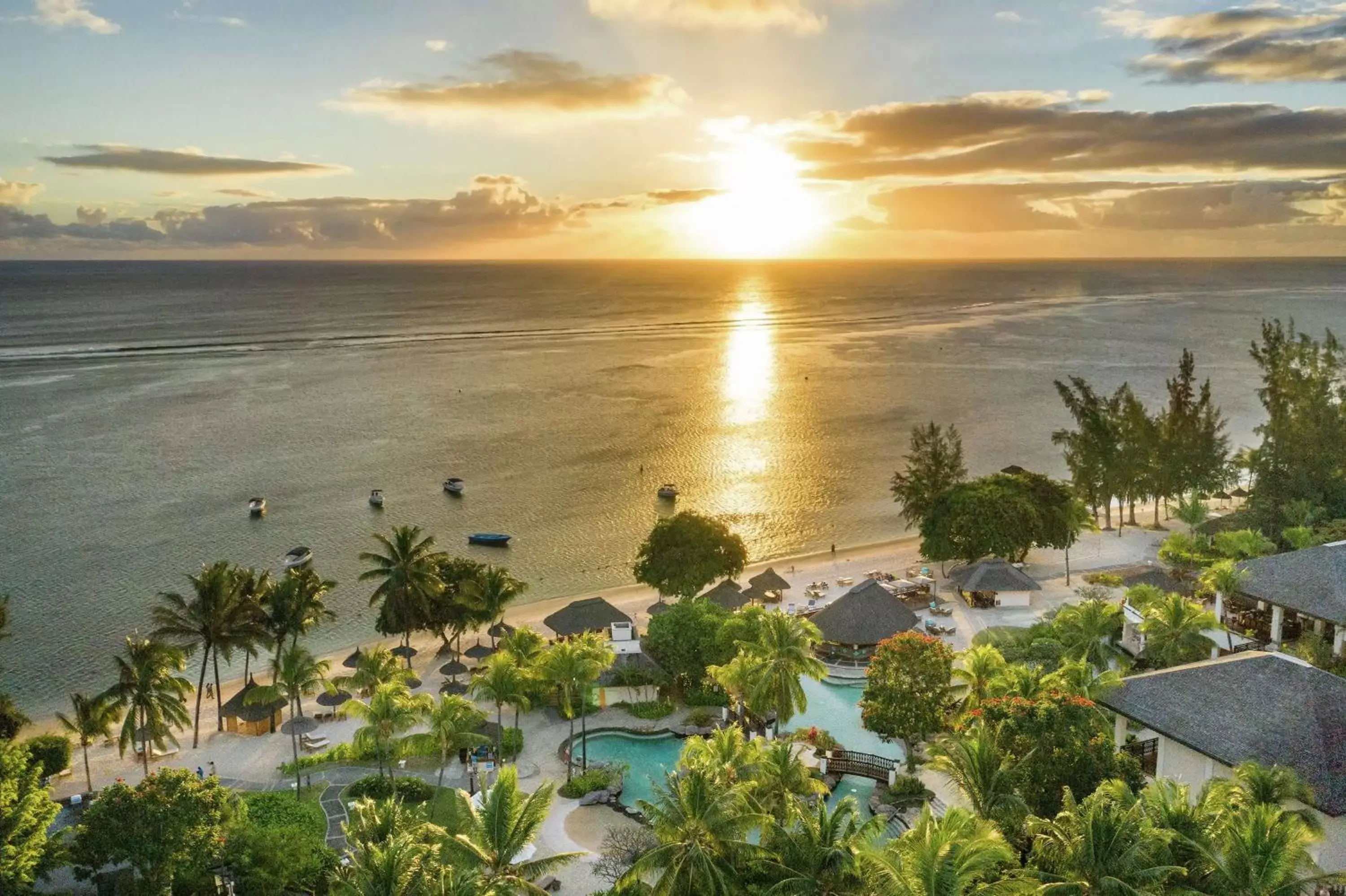 Property building, Bird's-eye View in Hilton Mauritius Resort & Spa