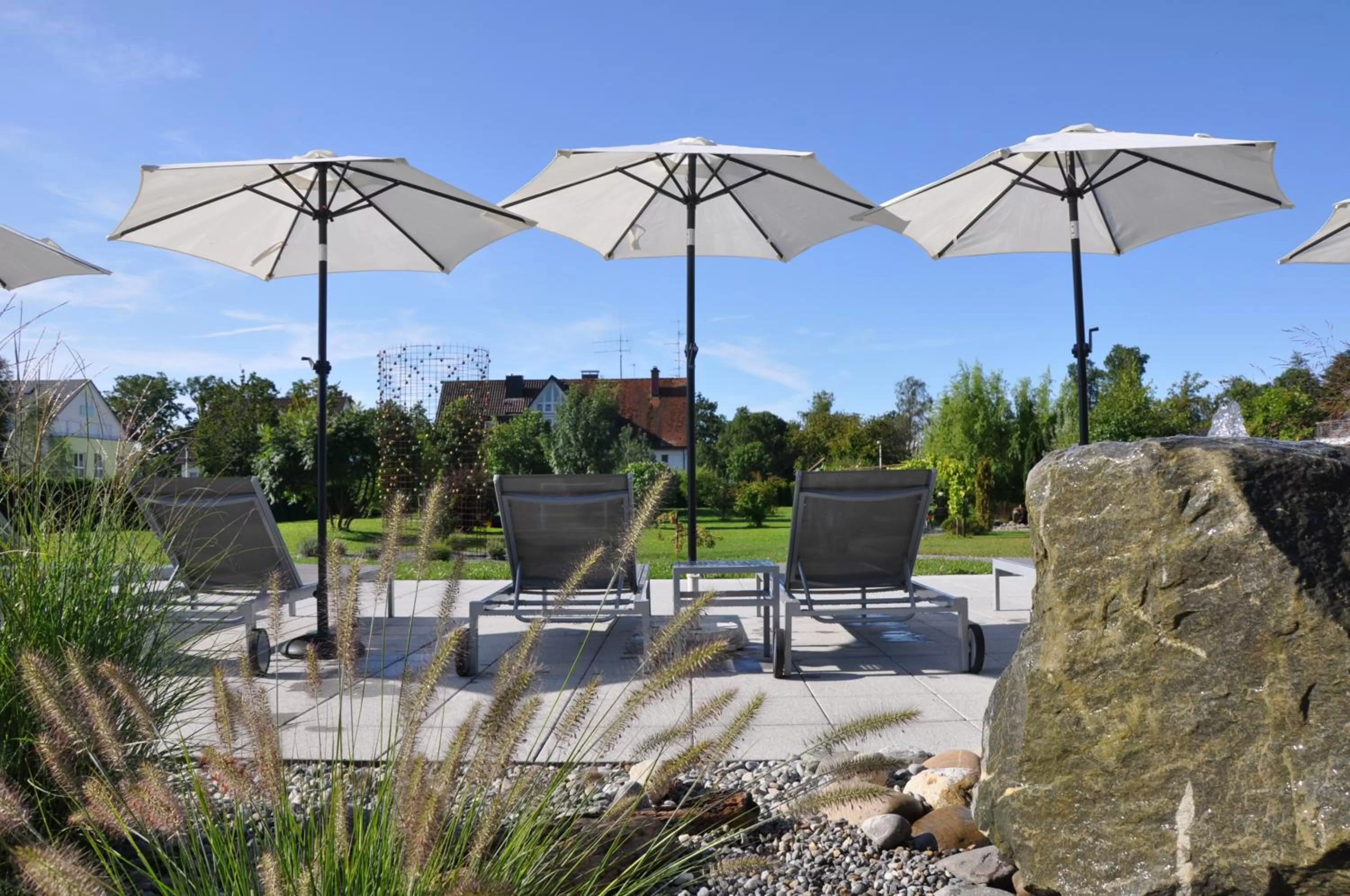 Garden in Hotel Traube am See