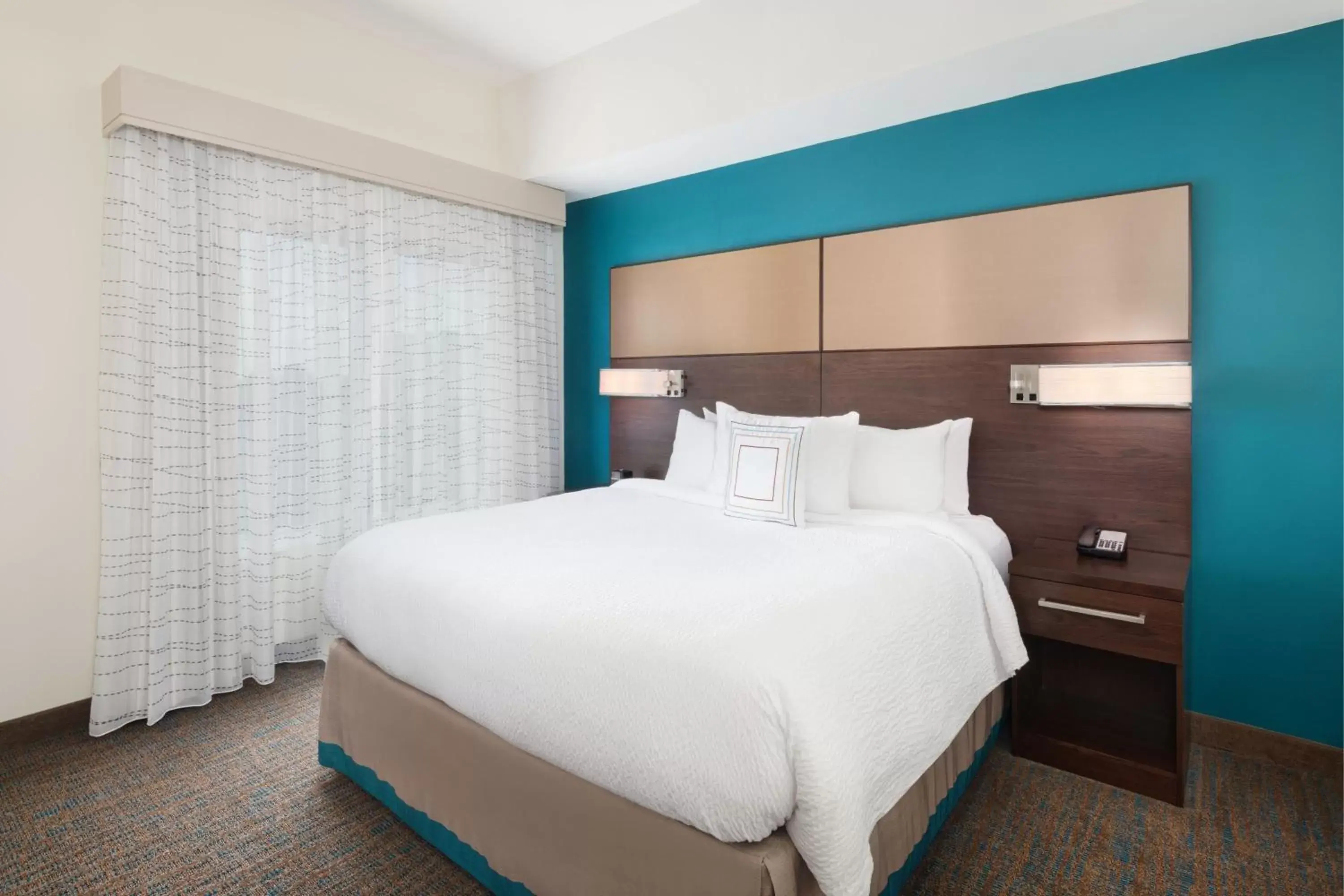 Bedroom, Bed in Residence Inn by Marriott Spartanburg Westgate