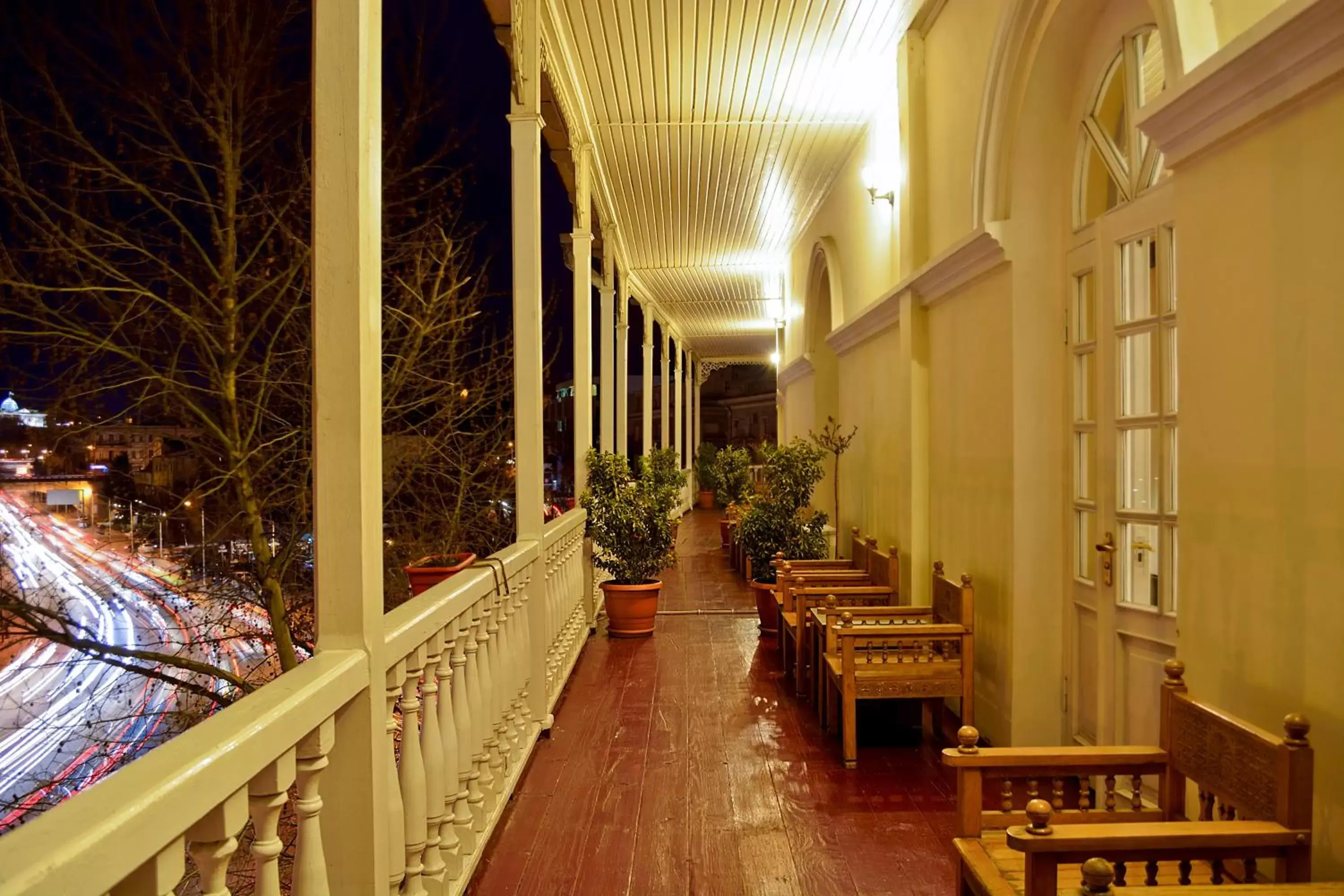 Balcony/Terrace in River Side Hotel Tbilisi