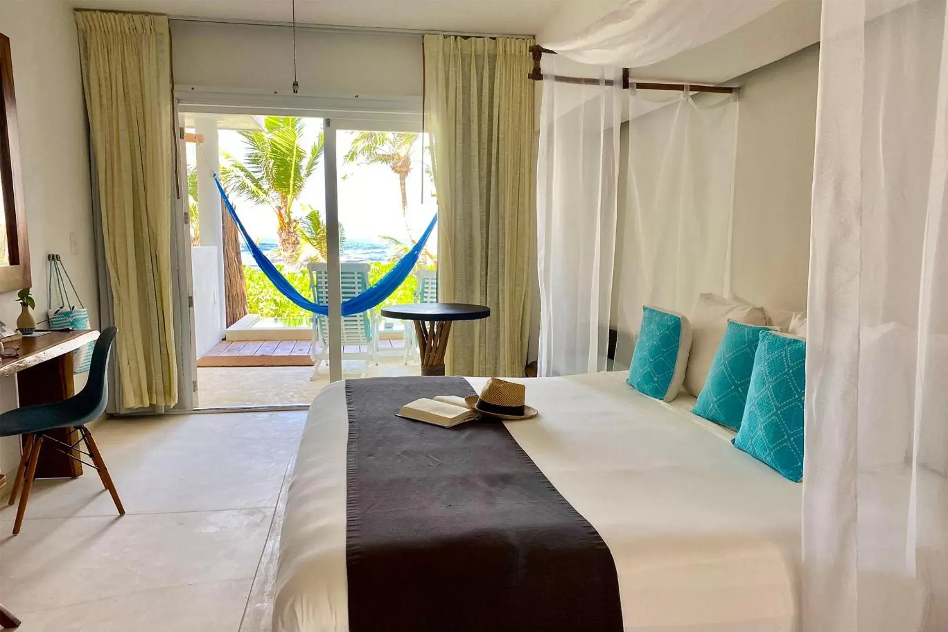 Bed in Cabanas Tulum- Beach Hotel & Spa