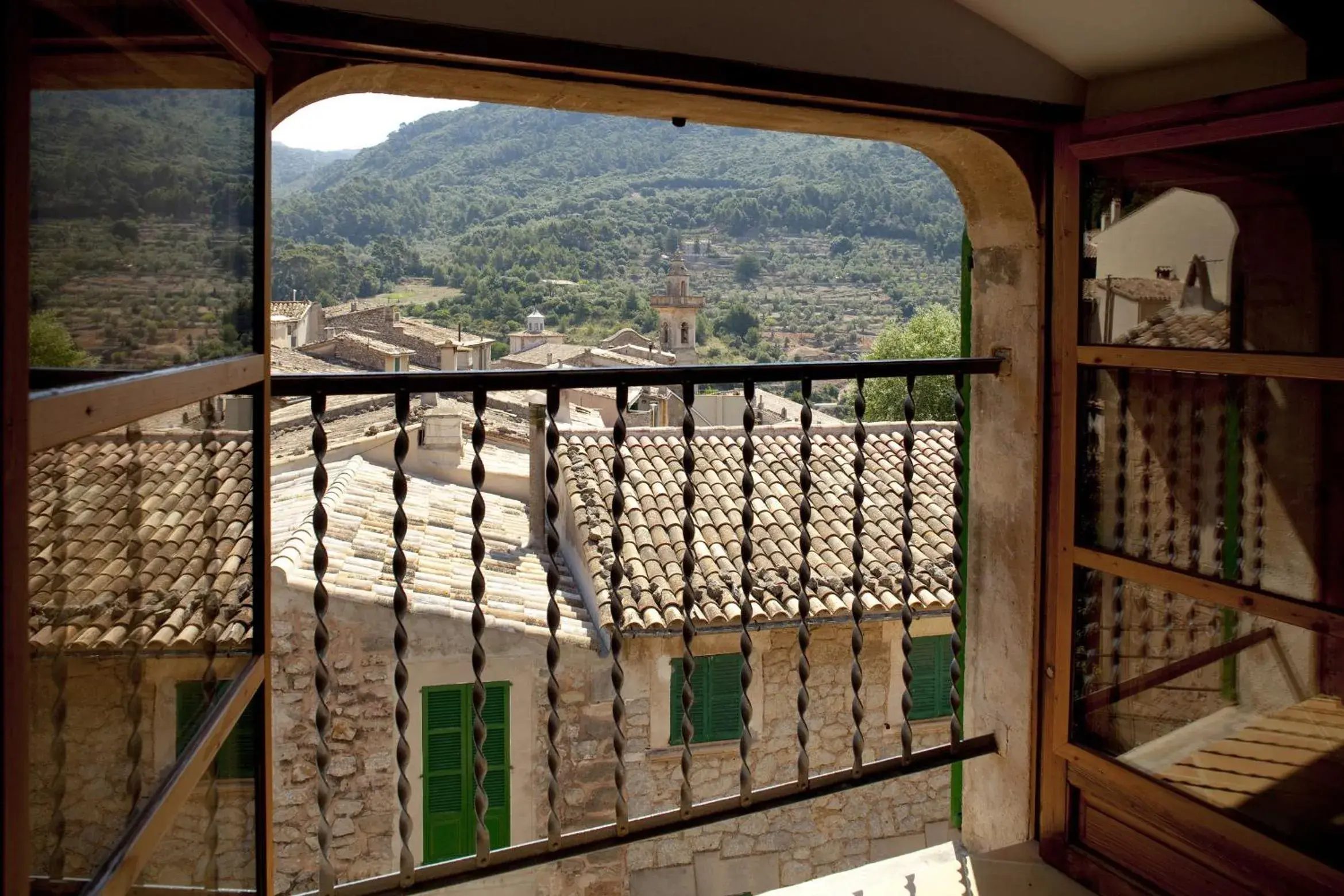 View (from property/room), Balcony/Terrace in Es Petit Hotel de Valldemossa