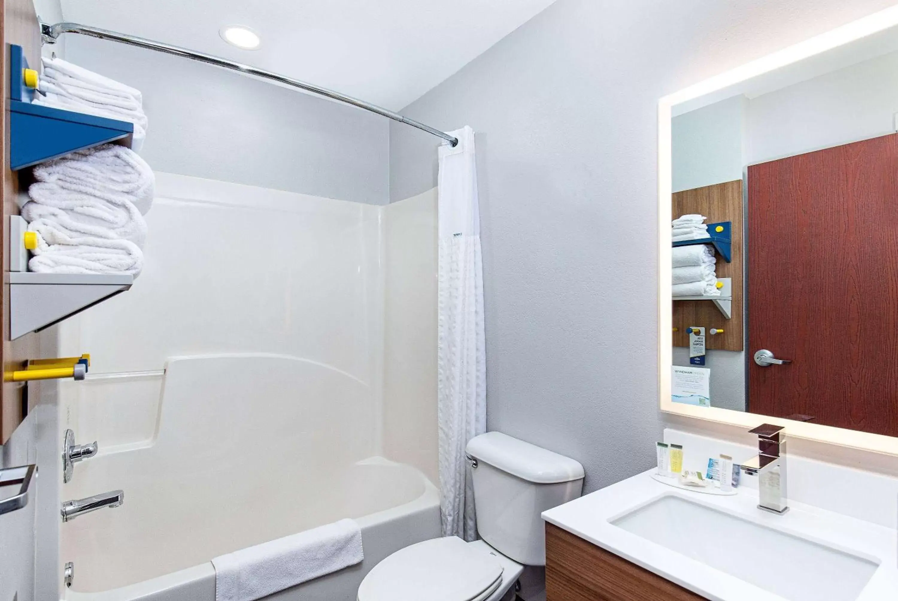 Shower, Bathroom in Microtel Inn & Suites Columbus North